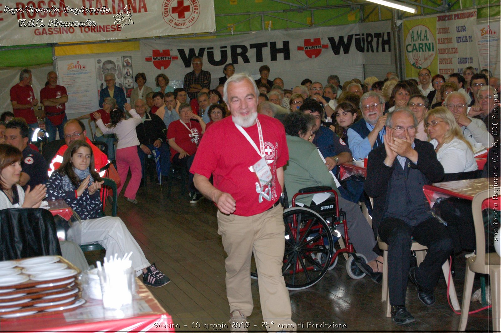 Gassino - 10 maggio 2009 - 25 anno di Fondazione -  Croce Rossa Italiana - Ispettorato Regionale Volontari del Soccorso Piemonte