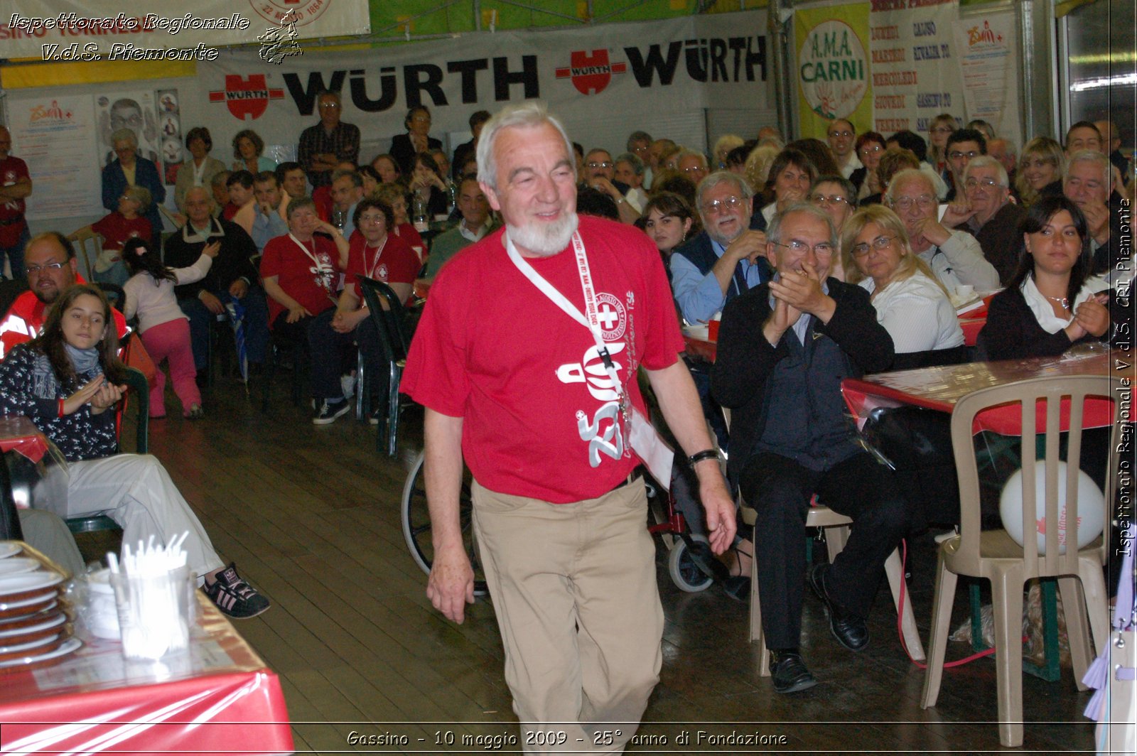 Gassino - 10 maggio 2009 - 25 anno di Fondazione -  Croce Rossa Italiana - Ispettorato Regionale Volontari del Soccorso Piemonte