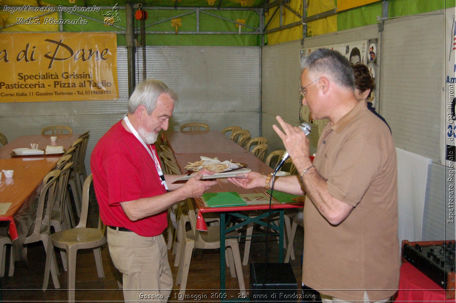 Gassino - 10 maggio 2009 - 25 anno di Fondazione -  Croce Rossa Italiana - Ispettorato Regionale Volontari del Soccorso Piemonte