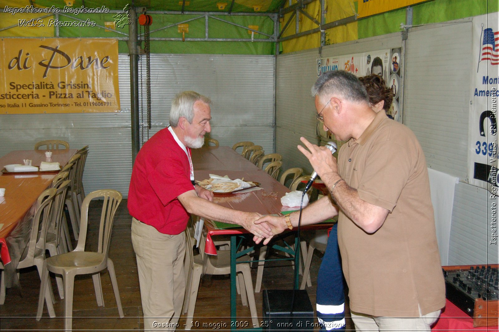 Gassino - 10 maggio 2009 - 25 anno di Fondazione -  Croce Rossa Italiana - Ispettorato Regionale Volontari del Soccorso Piemonte