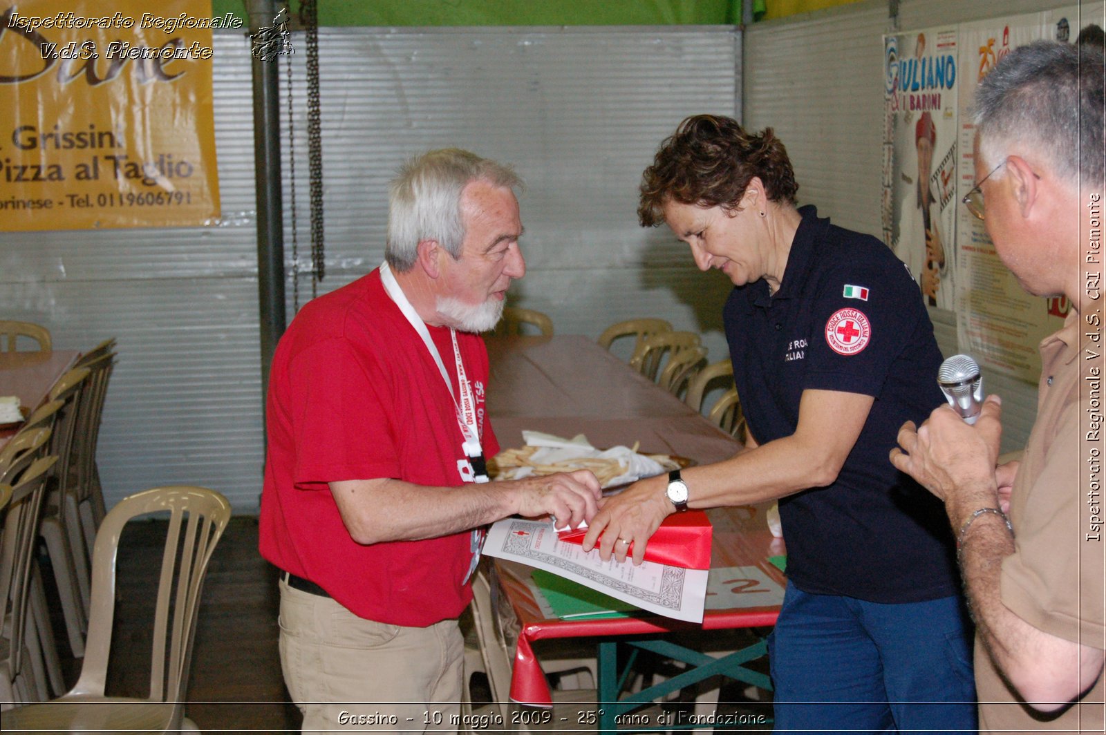 Gassino - 10 maggio 2009 - 25 anno di Fondazione -  Croce Rossa Italiana - Ispettorato Regionale Volontari del Soccorso Piemonte