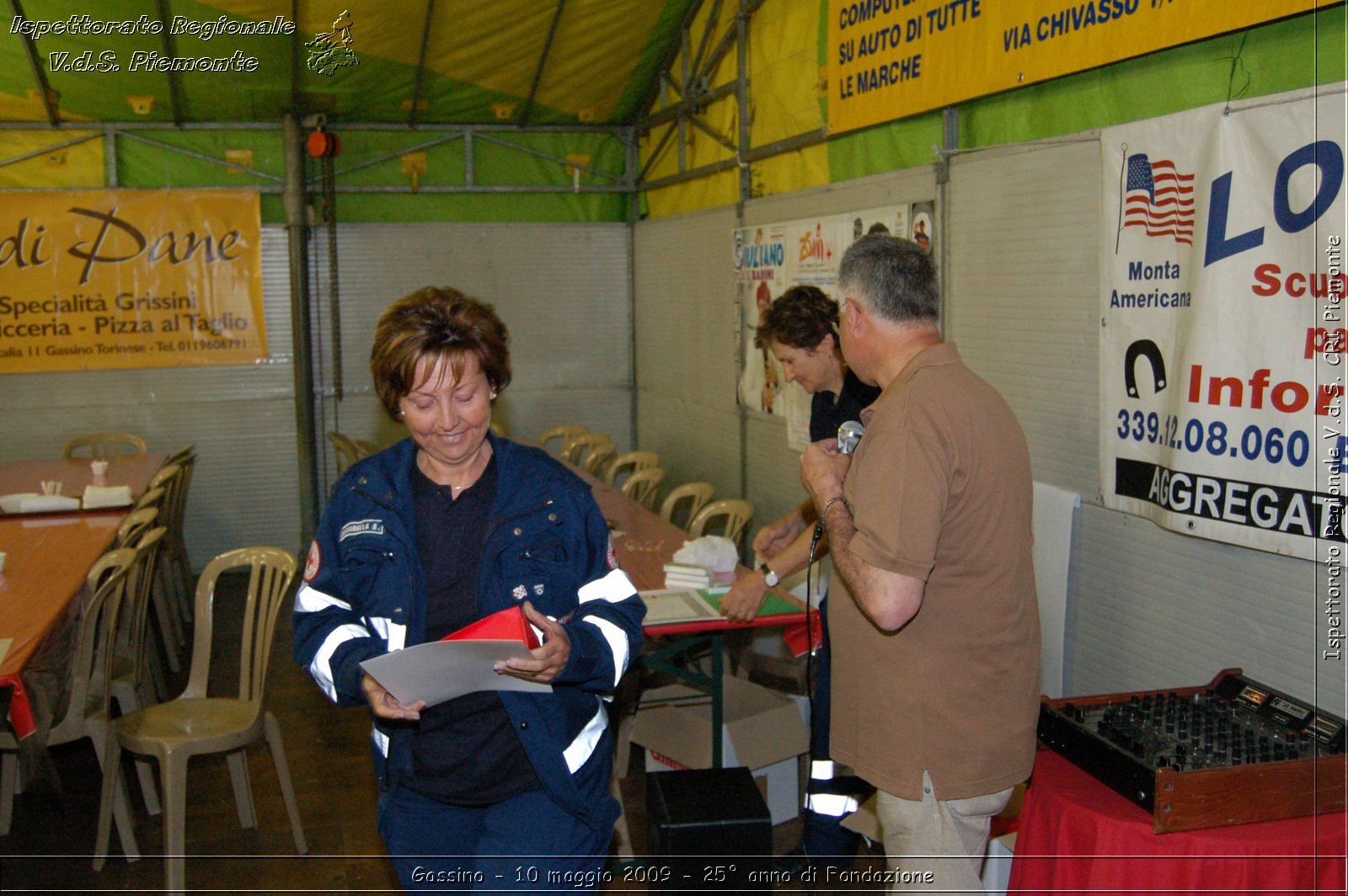 Gassino - 10 maggio 2009 - 25 anno di Fondazione -  Croce Rossa Italiana - Ispettorato Regionale Volontari del Soccorso Piemonte