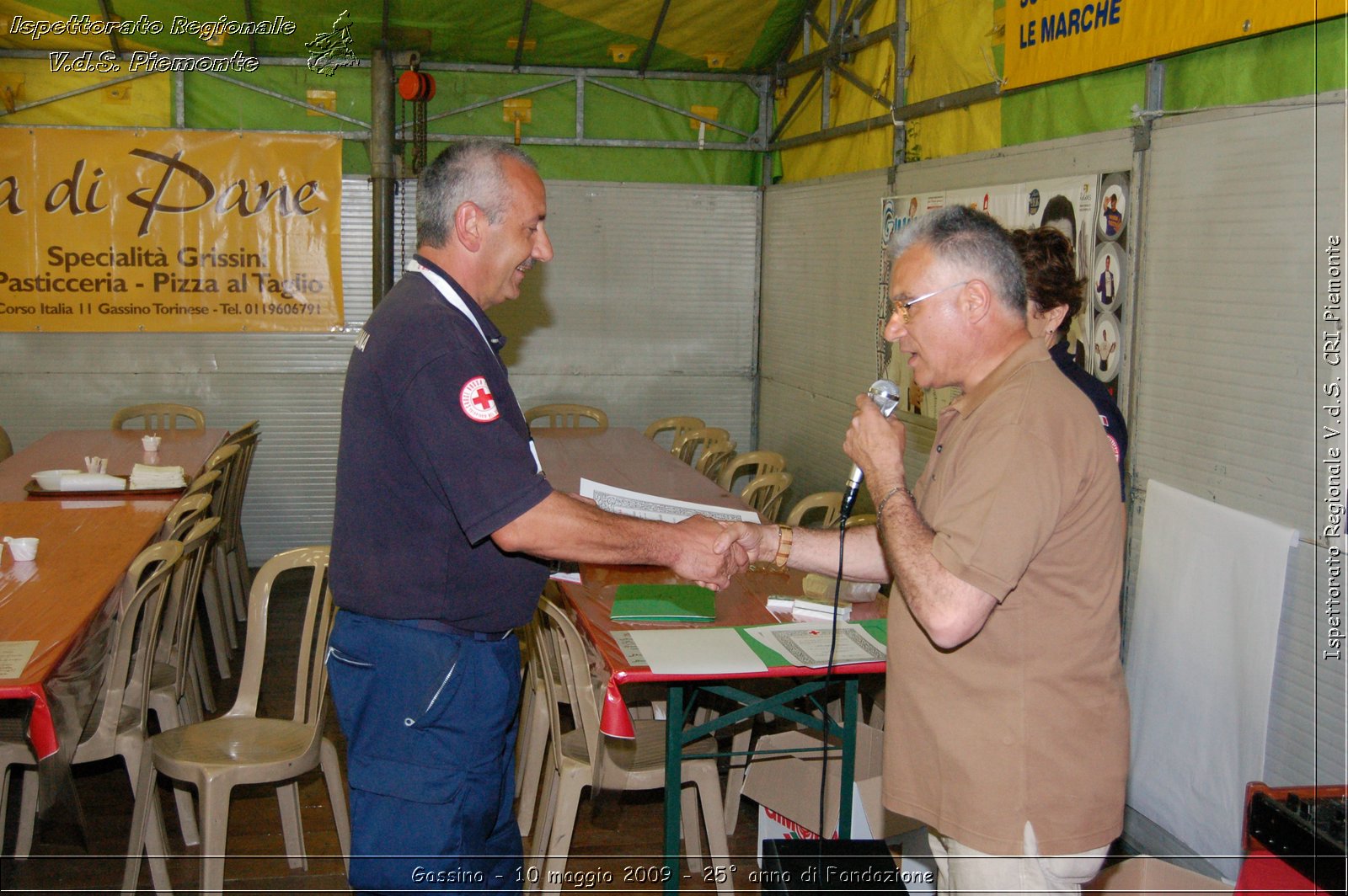 Gassino - 10 maggio 2009 - 25 anno di Fondazione -  Croce Rossa Italiana - Ispettorato Regionale Volontari del Soccorso Piemonte