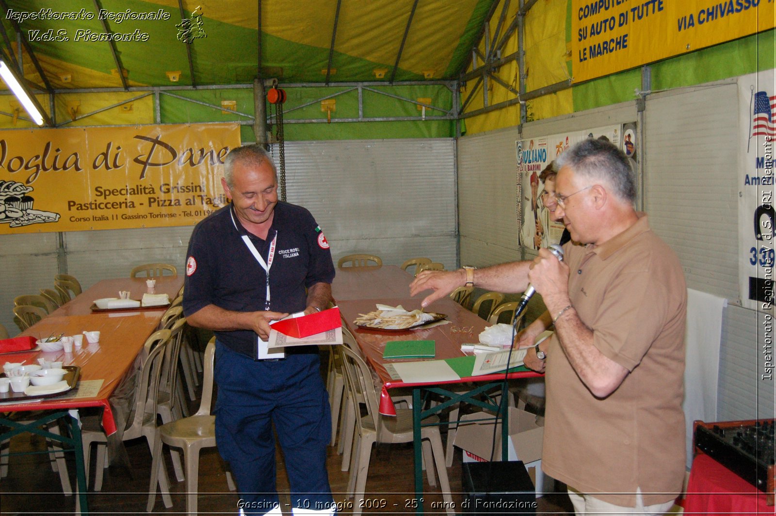 Gassino - 10 maggio 2009 - 25 anno di Fondazione -  Croce Rossa Italiana - Ispettorato Regionale Volontari del Soccorso Piemonte