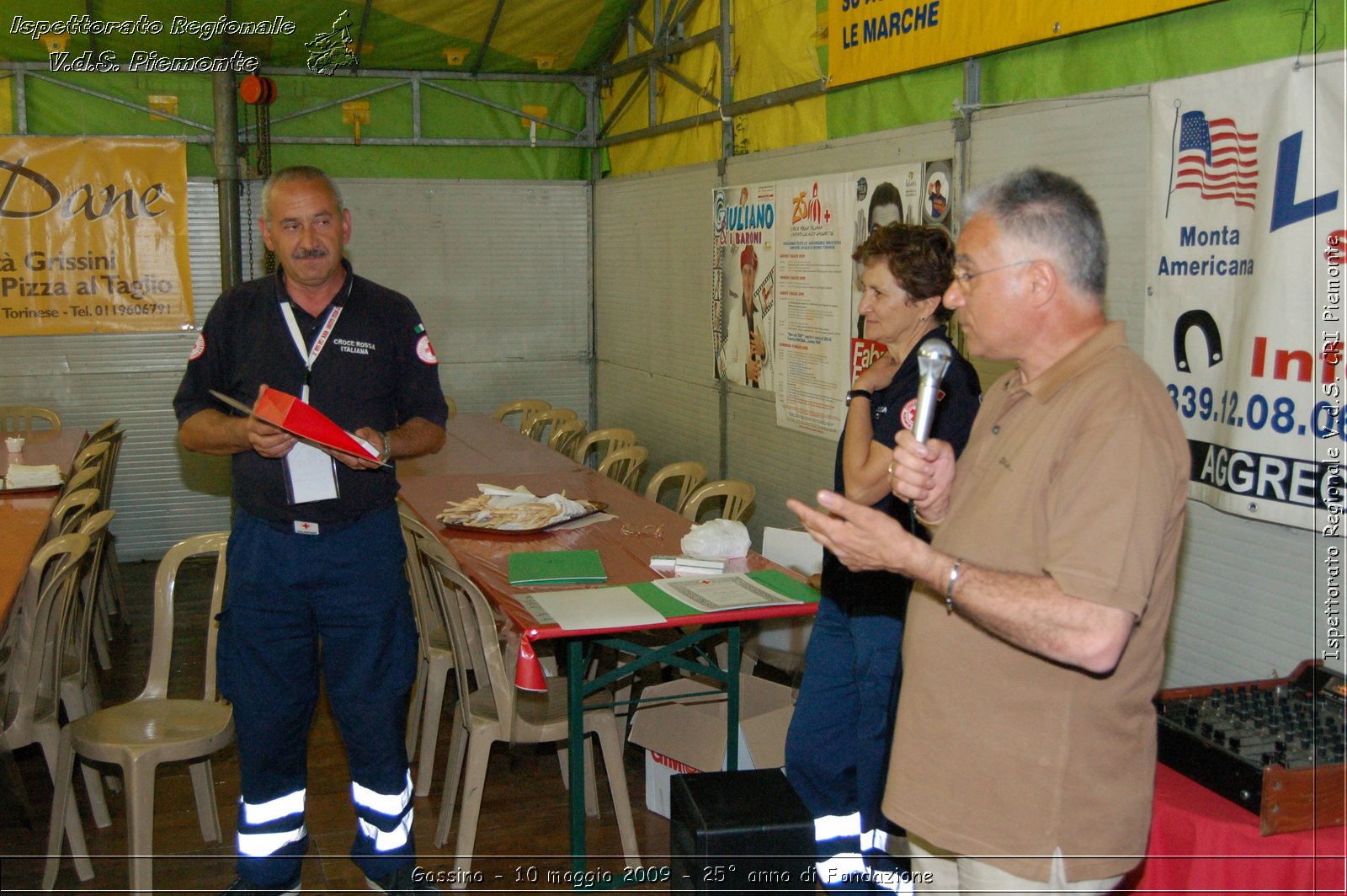 Gassino - 10 maggio 2009 - 25 anno di Fondazione -  Croce Rossa Italiana - Ispettorato Regionale Volontari del Soccorso Piemonte