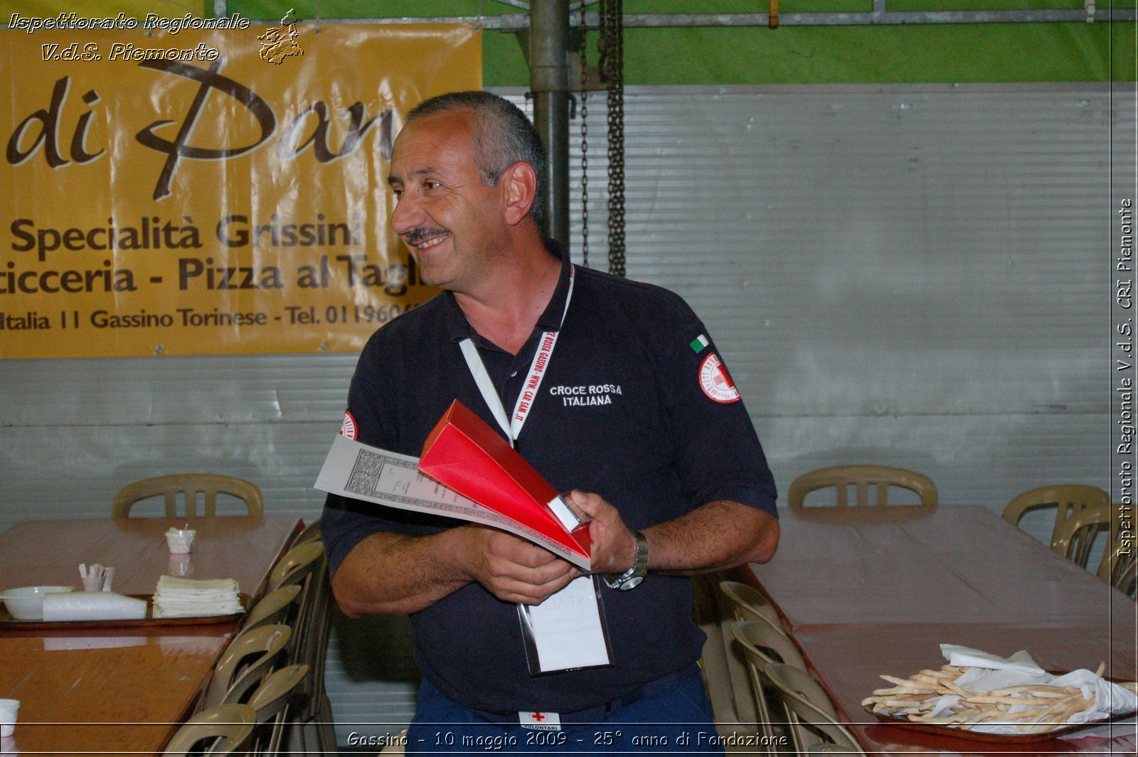 Gassino - 10 maggio 2009 - 25 anno di Fondazione -  Croce Rossa Italiana - Ispettorato Regionale Volontari del Soccorso Piemonte