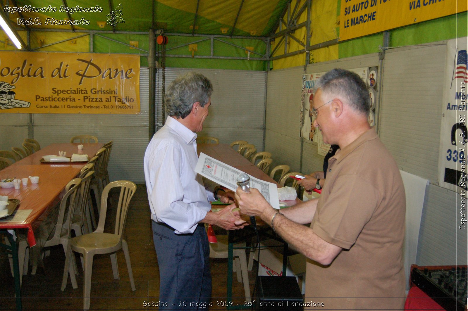 Gassino - 10 maggio 2009 - 25 anno di Fondazione -  Croce Rossa Italiana - Ispettorato Regionale Volontari del Soccorso Piemonte