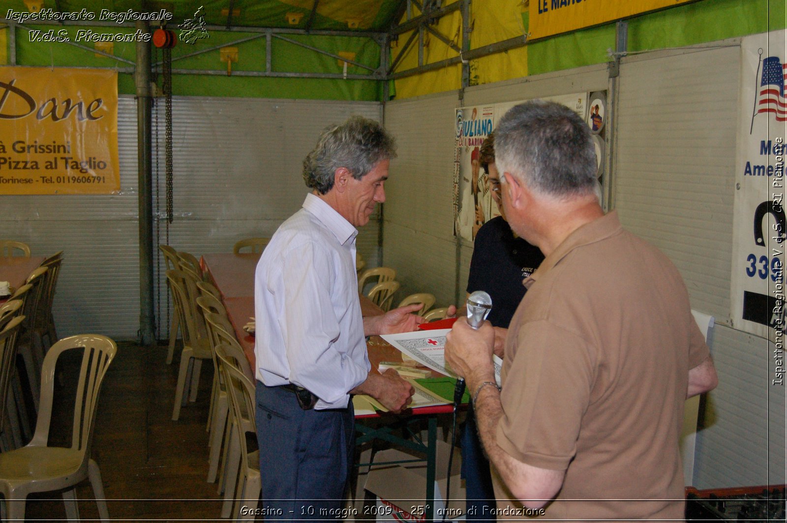 Gassino - 10 maggio 2009 - 25 anno di Fondazione -  Croce Rossa Italiana - Ispettorato Regionale Volontari del Soccorso Piemonte