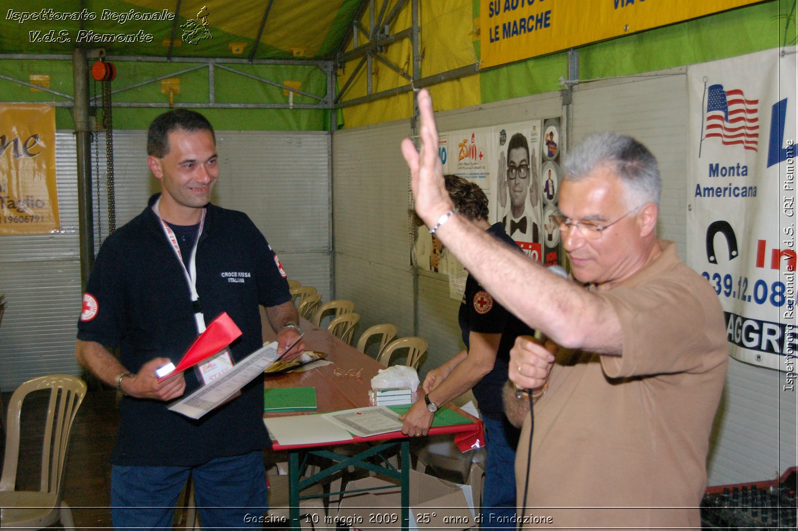 Gassino - 10 maggio 2009 - 25 anno di Fondazione -  Croce Rossa Italiana - Ispettorato Regionale Volontari del Soccorso Piemonte