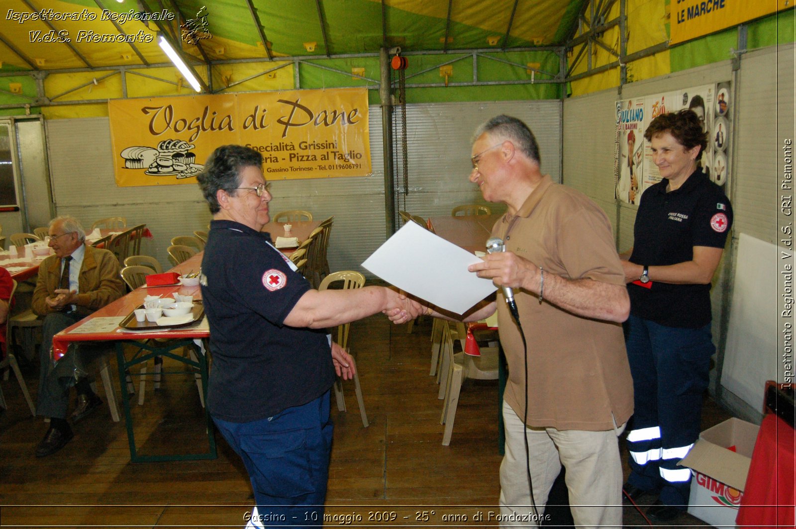 Gassino - 10 maggio 2009 - 25 anno di Fondazione -  Croce Rossa Italiana - Ispettorato Regionale Volontari del Soccorso Piemonte