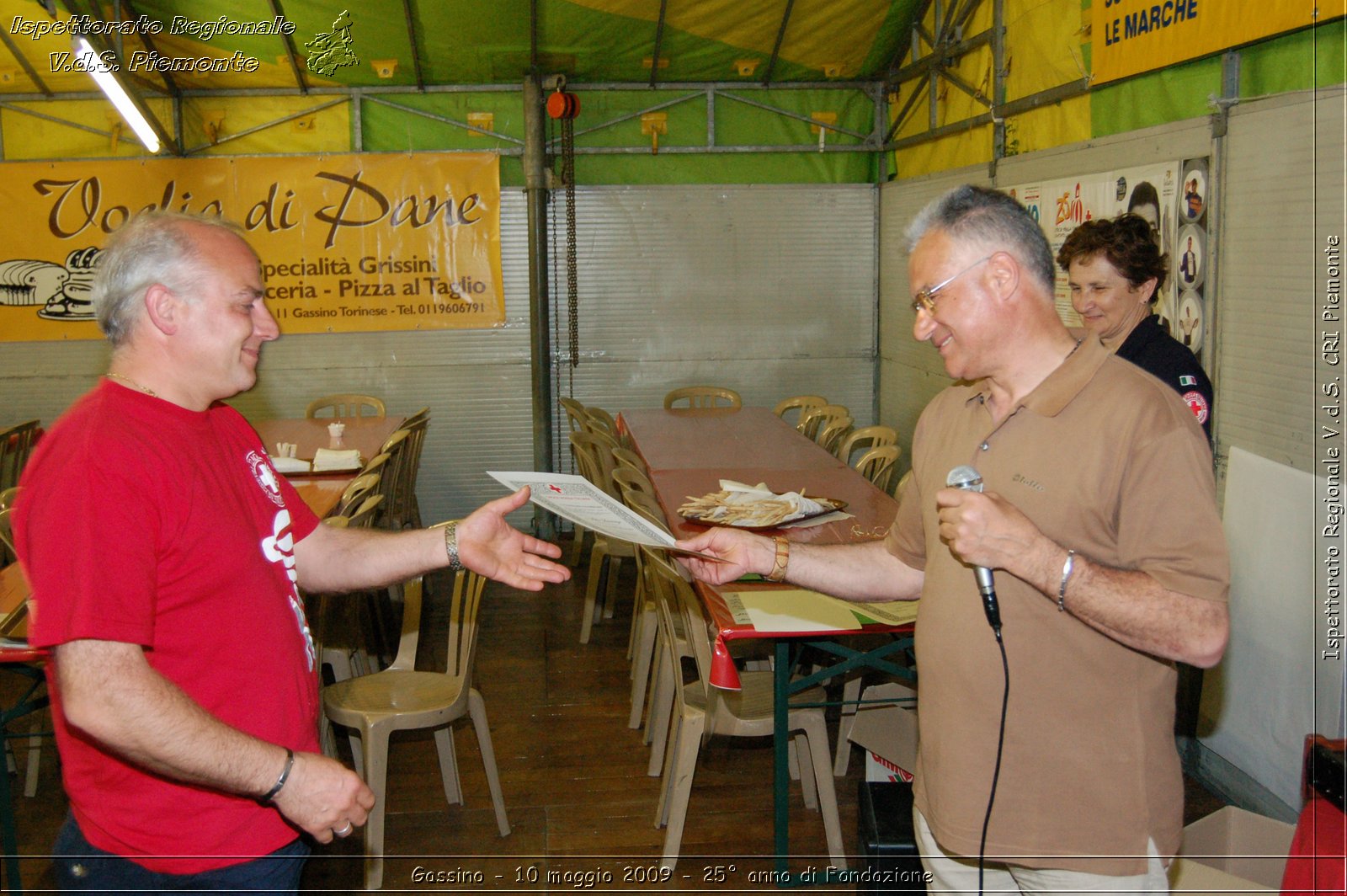 Gassino - 10 maggio 2009 - 25 anno di Fondazione -  Croce Rossa Italiana - Ispettorato Regionale Volontari del Soccorso Piemonte