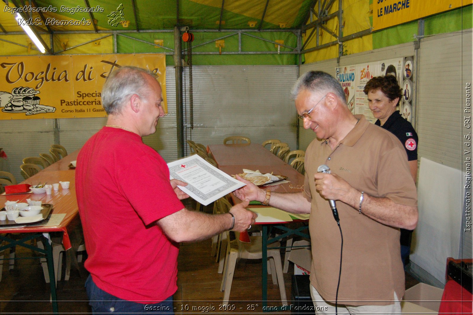 Gassino - 10 maggio 2009 - 25 anno di Fondazione -  Croce Rossa Italiana - Ispettorato Regionale Volontari del Soccorso Piemonte