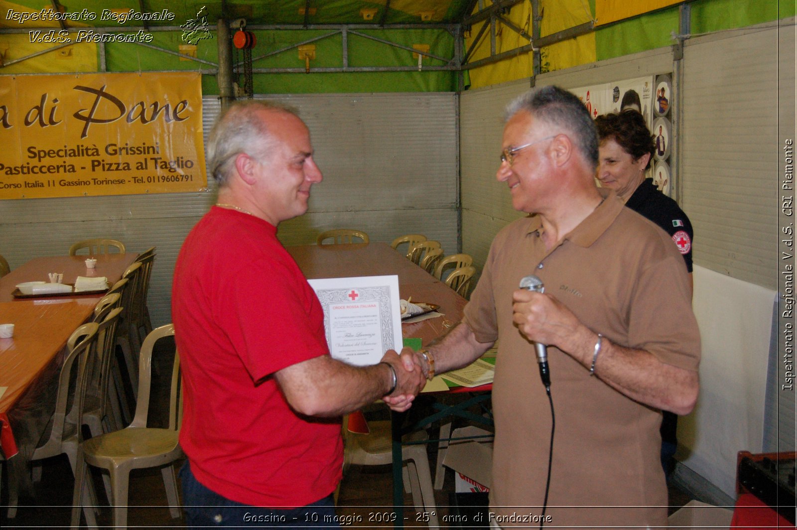 Gassino - 10 maggio 2009 - 25 anno di Fondazione -  Croce Rossa Italiana - Ispettorato Regionale Volontari del Soccorso Piemonte