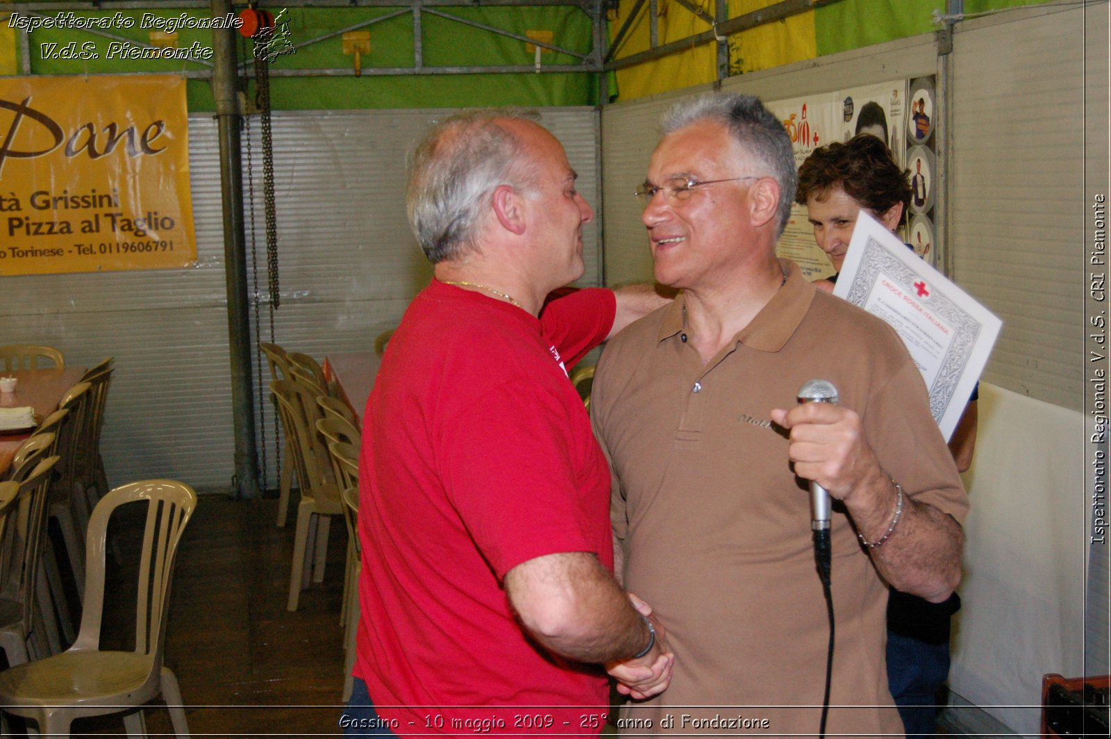 Gassino - 10 maggio 2009 - 25 anno di Fondazione -  Croce Rossa Italiana - Ispettorato Regionale Volontari del Soccorso Piemonte