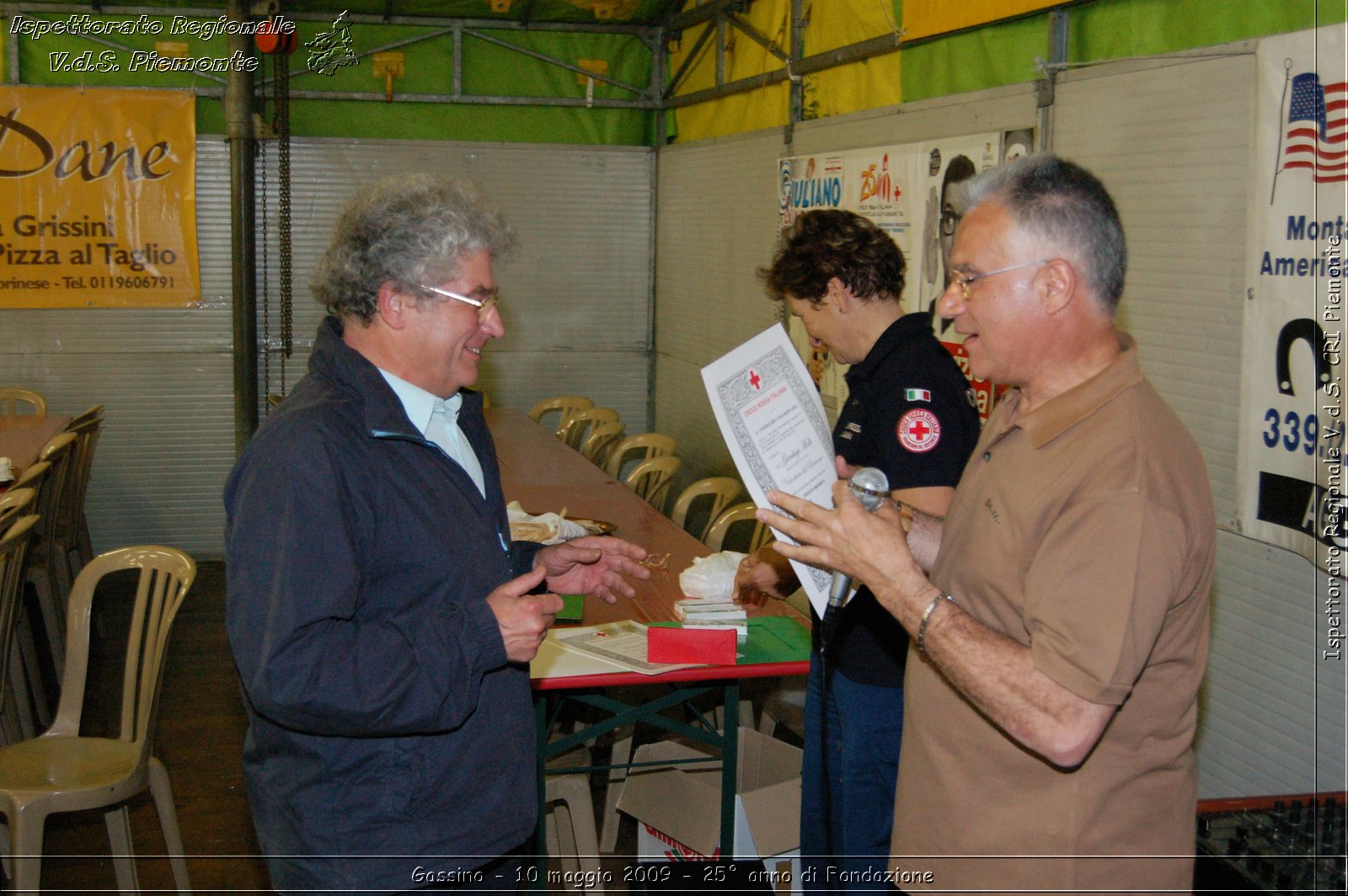 Gassino - 10 maggio 2009 - 25 anno di Fondazione -  Croce Rossa Italiana - Ispettorato Regionale Volontari del Soccorso Piemonte