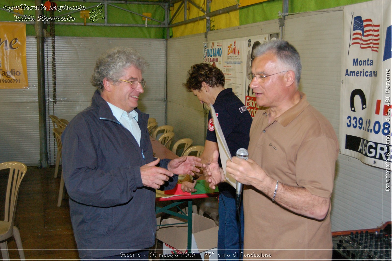 Gassino - 10 maggio 2009 - 25 anno di Fondazione -  Croce Rossa Italiana - Ispettorato Regionale Volontari del Soccorso Piemonte