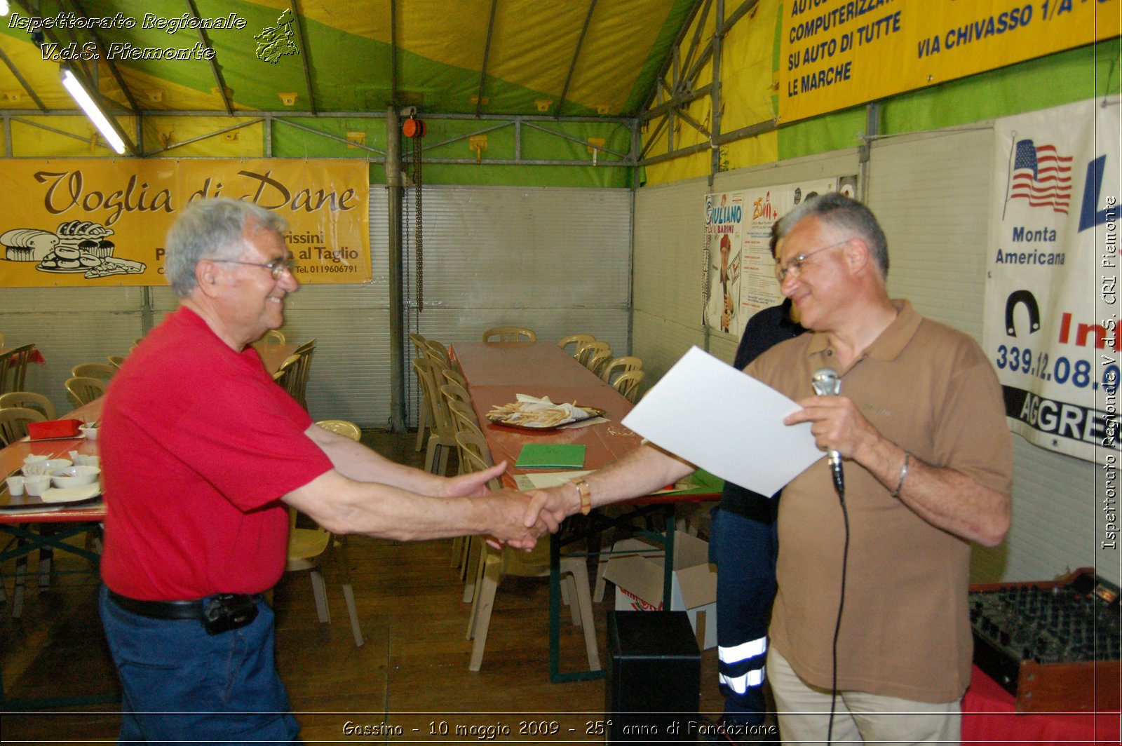 Gassino - 10 maggio 2009 - 25 anno di Fondazione -  Croce Rossa Italiana - Ispettorato Regionale Volontari del Soccorso Piemonte