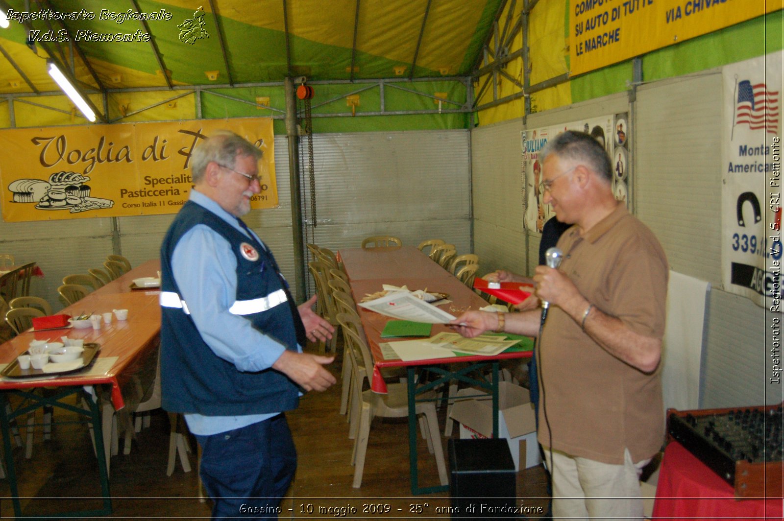 Gassino - 10 maggio 2009 - 25 anno di Fondazione -  Croce Rossa Italiana - Ispettorato Regionale Volontari del Soccorso Piemonte