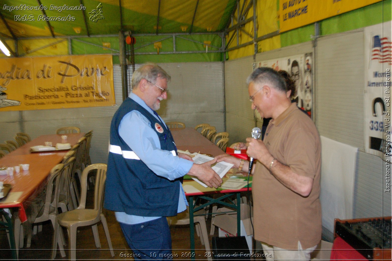 Gassino - 10 maggio 2009 - 25 anno di Fondazione -  Croce Rossa Italiana - Ispettorato Regionale Volontari del Soccorso Piemonte