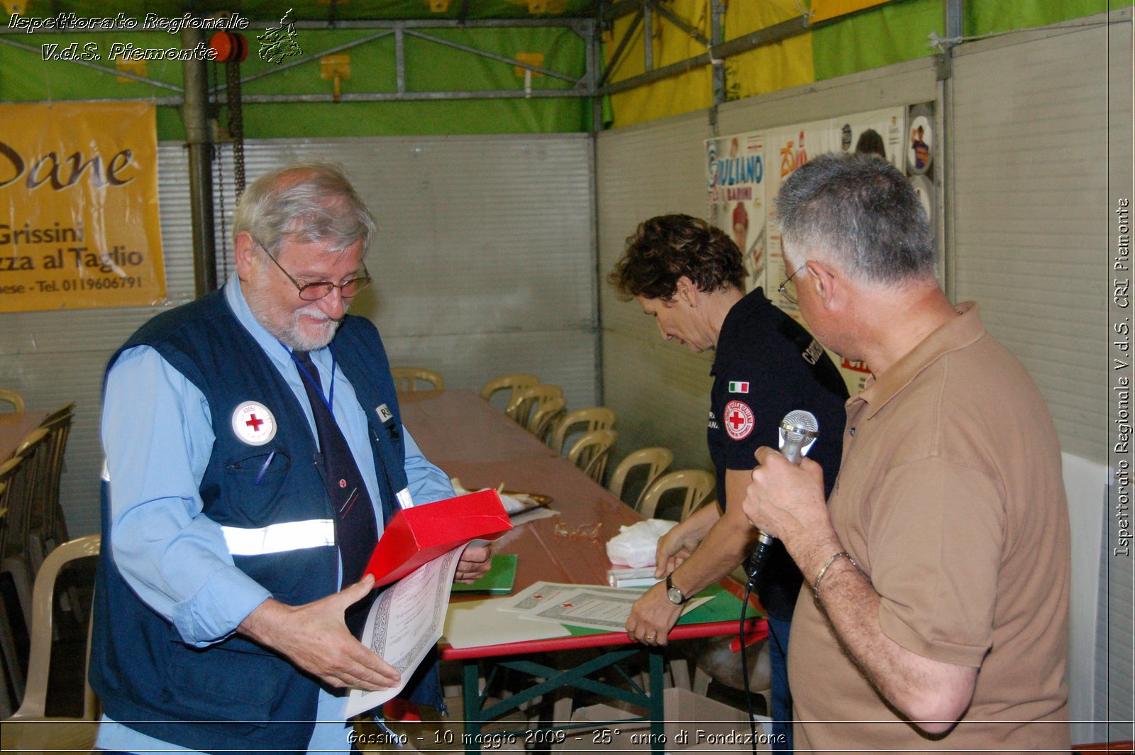 Gassino - 10 maggio 2009 - 25 anno di Fondazione -  Croce Rossa Italiana - Ispettorato Regionale Volontari del Soccorso Piemonte