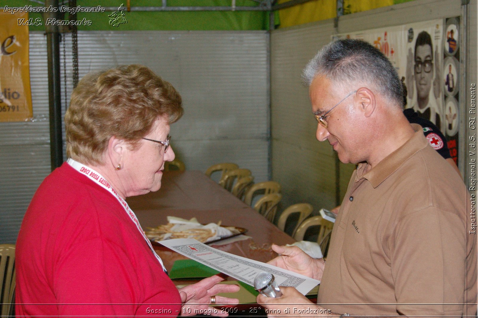 Gassino - 10 maggio 2009 - 25 anno di Fondazione -  Croce Rossa Italiana - Ispettorato Regionale Volontari del Soccorso Piemonte