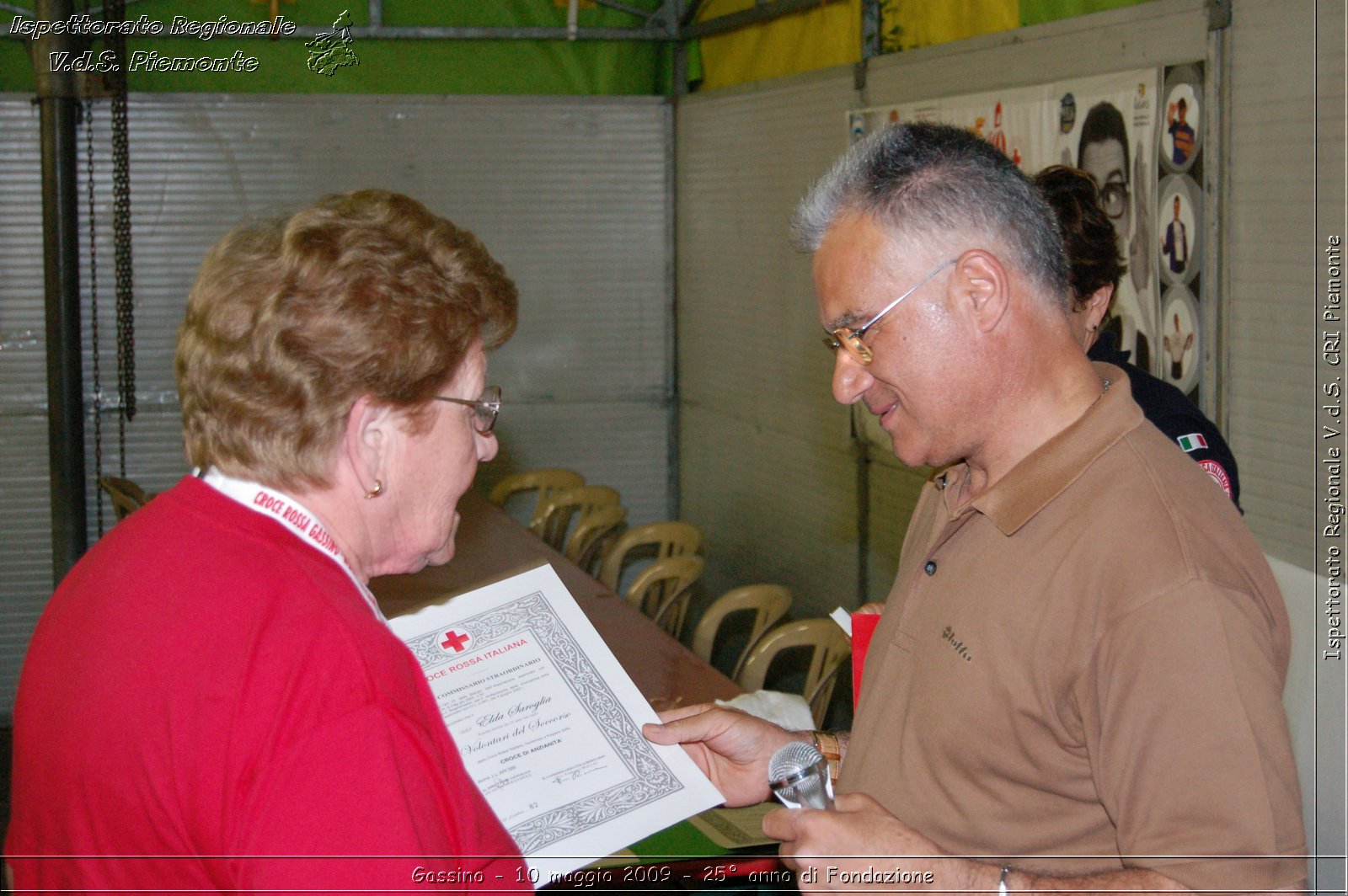 Gassino - 10 maggio 2009 - 25 anno di Fondazione -  Croce Rossa Italiana - Ispettorato Regionale Volontari del Soccorso Piemonte