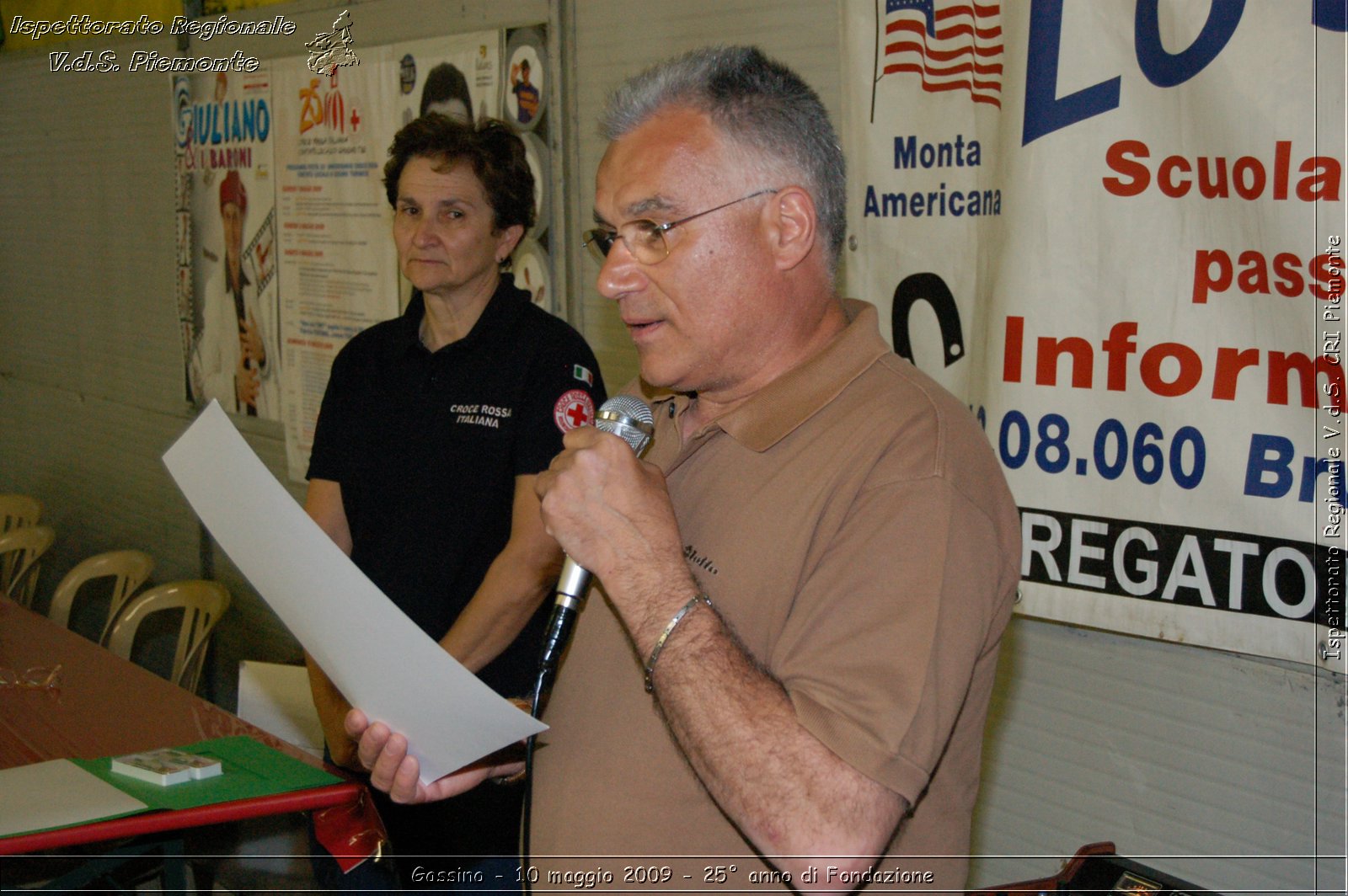 Gassino - 10 maggio 2009 - 25 anno di Fondazione -  Croce Rossa Italiana - Ispettorato Regionale Volontari del Soccorso Piemonte