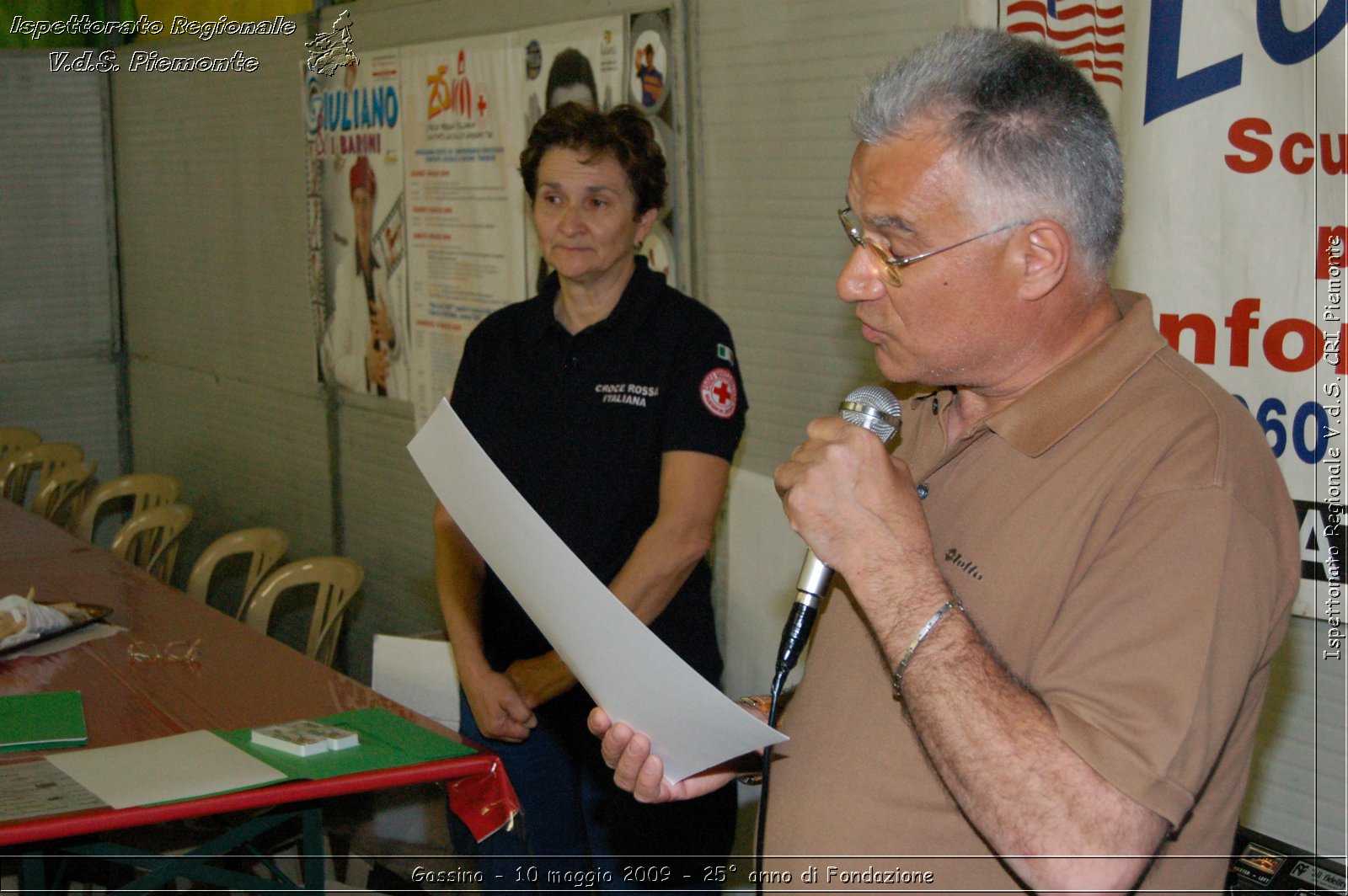 Gassino - 10 maggio 2009 - 25 anno di Fondazione -  Croce Rossa Italiana - Ispettorato Regionale Volontari del Soccorso Piemonte