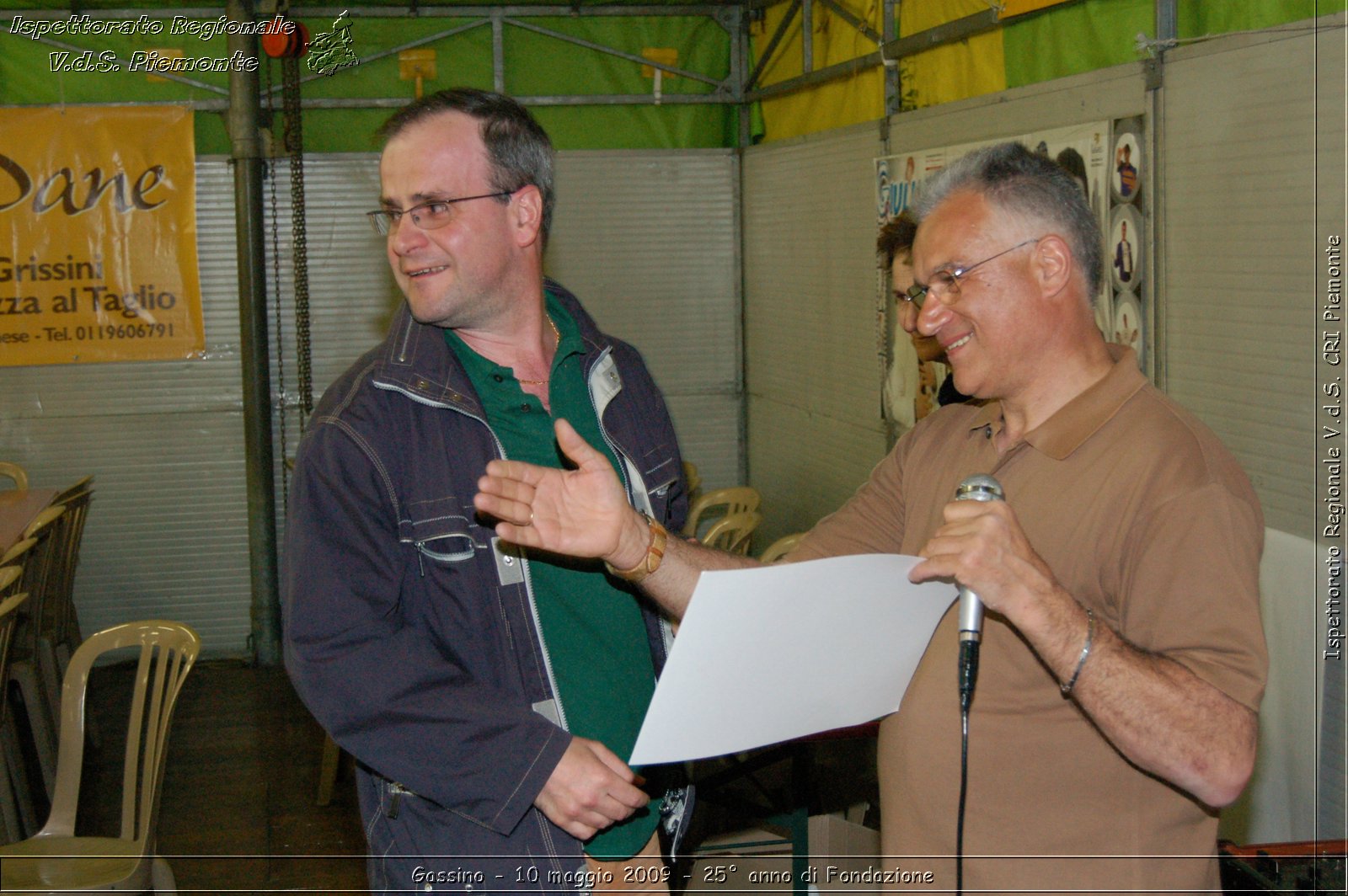 Gassino - 10 maggio 2009 - 25 anno di Fondazione -  Croce Rossa Italiana - Ispettorato Regionale Volontari del Soccorso Piemonte