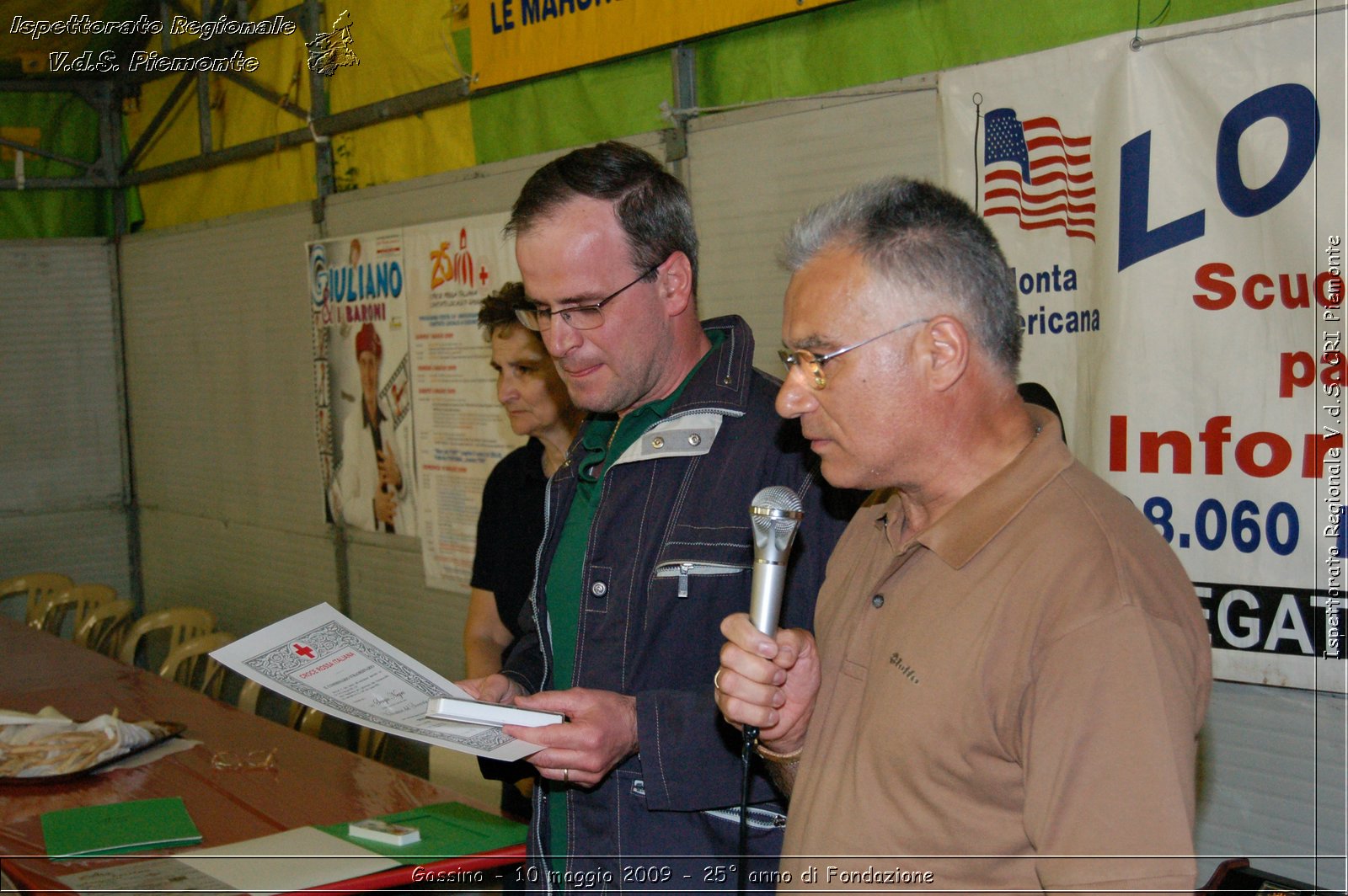 Gassino - 10 maggio 2009 - 25 anno di Fondazione -  Croce Rossa Italiana - Ispettorato Regionale Volontari del Soccorso Piemonte