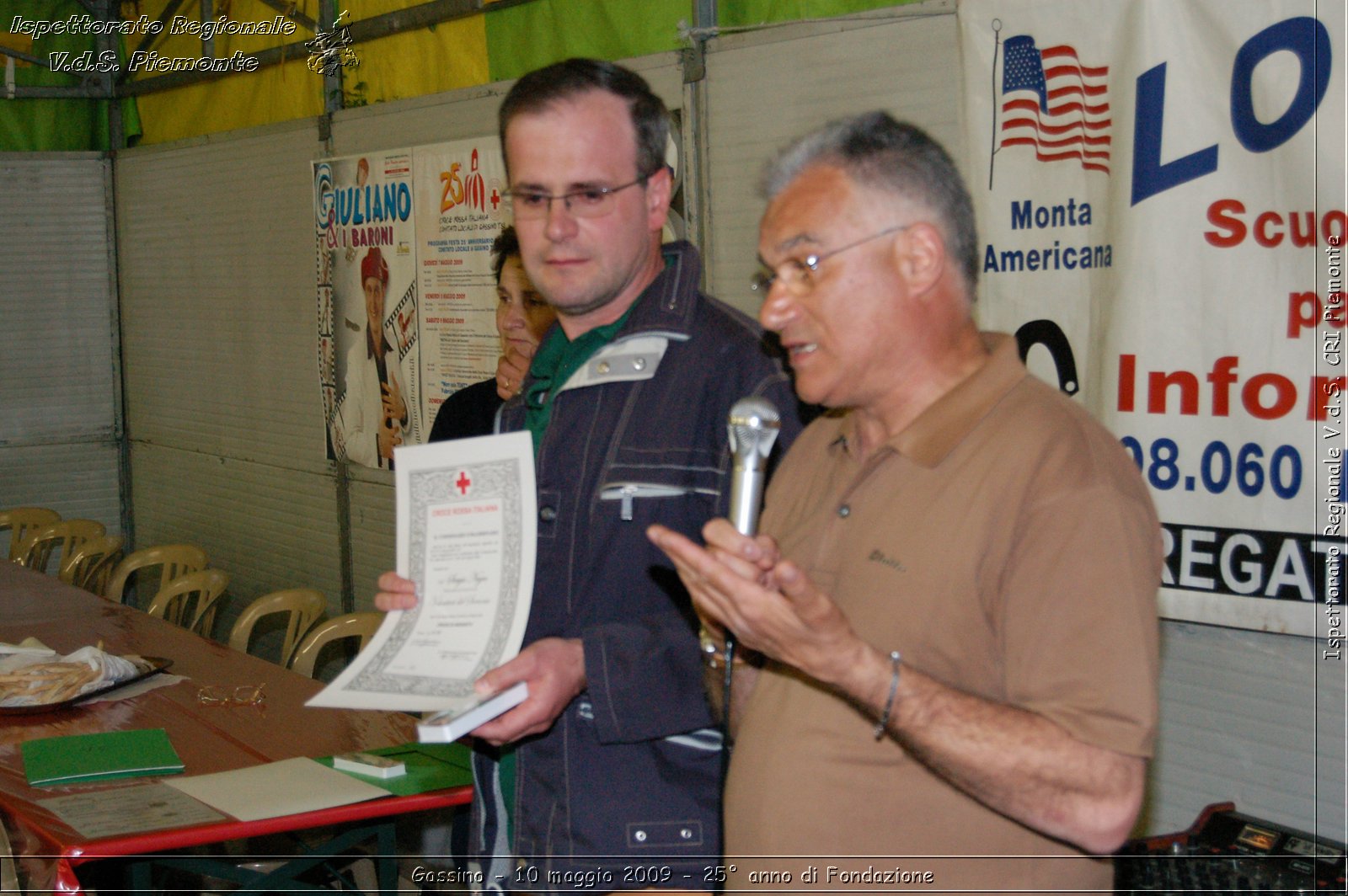 Gassino - 10 maggio 2009 - 25 anno di Fondazione -  Croce Rossa Italiana - Ispettorato Regionale Volontari del Soccorso Piemonte