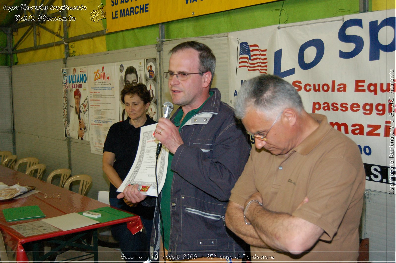 Gassino - 10 maggio 2009 - 25 anno di Fondazione -  Croce Rossa Italiana - Ispettorato Regionale Volontari del Soccorso Piemonte