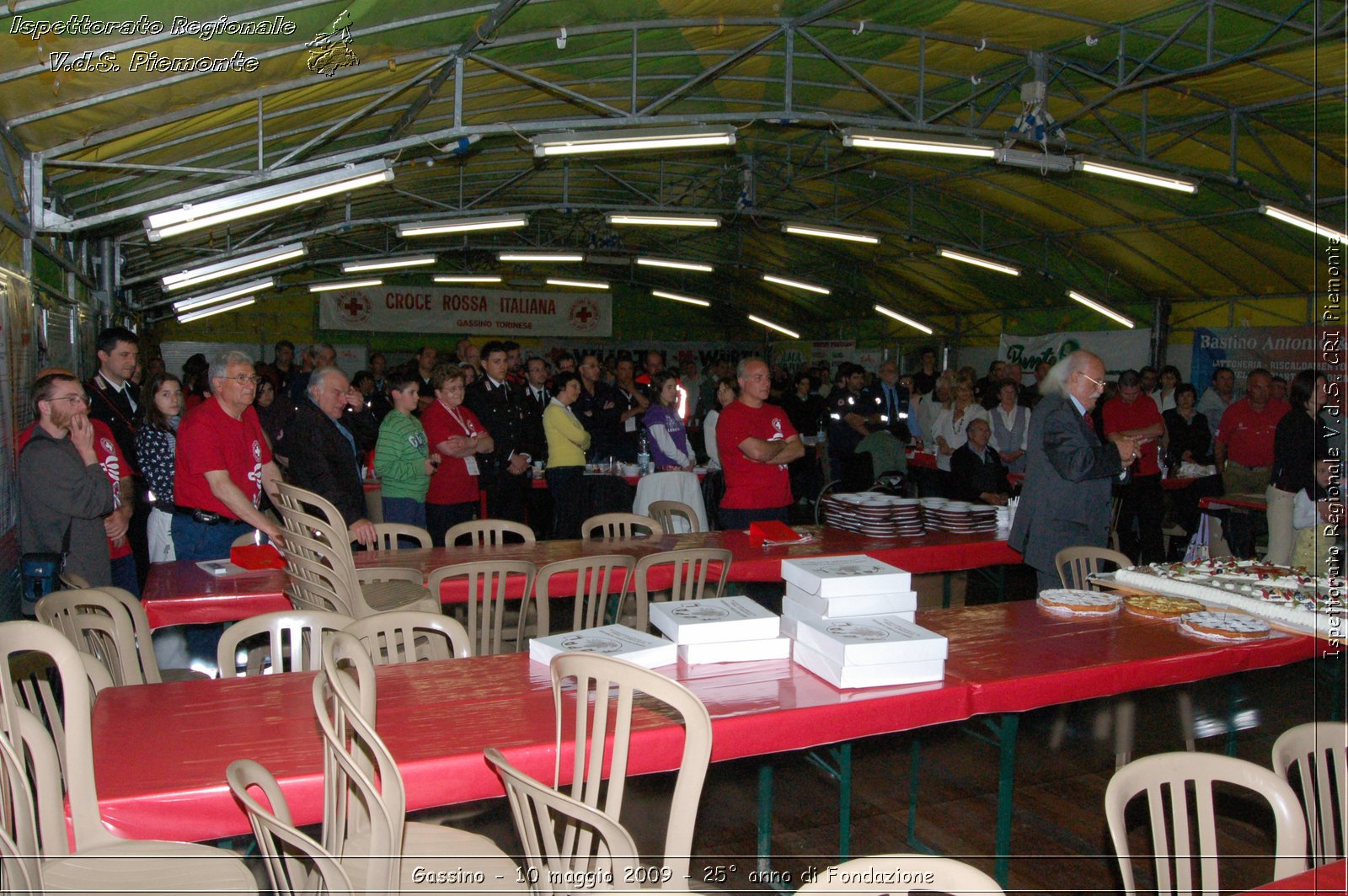 Gassino - 10 maggio 2009 - 25 anno di Fondazione -  Croce Rossa Italiana - Ispettorato Regionale Volontari del Soccorso Piemonte