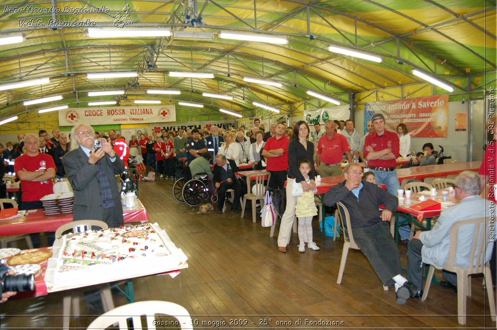 Gassino - 10 maggio 2009 - 25 anno di Fondazione -  Croce Rossa Italiana - Ispettorato Regionale Volontari del Soccorso Piemonte