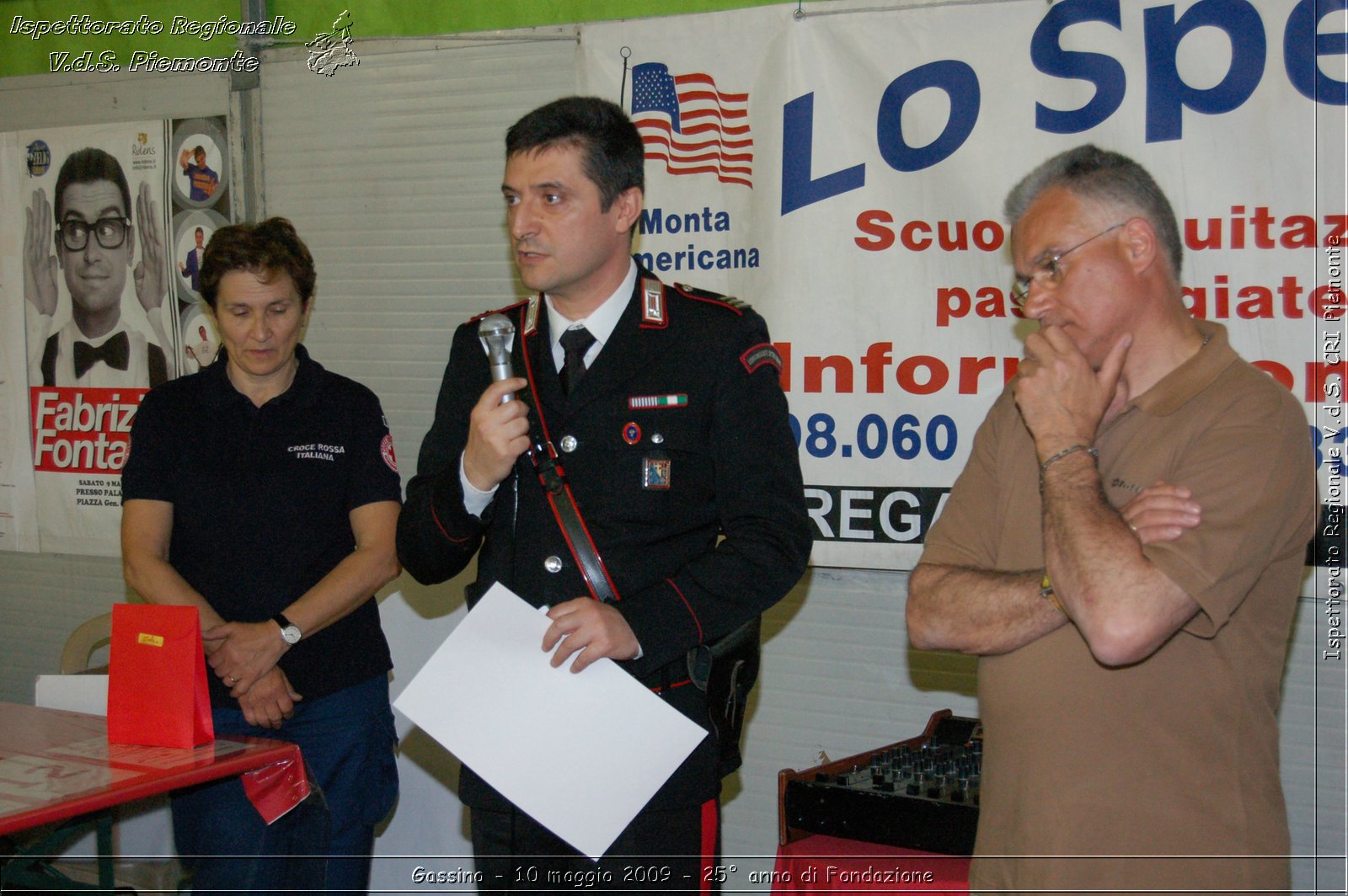 Gassino - 10 maggio 2009 - 25 anno di Fondazione -  Croce Rossa Italiana - Ispettorato Regionale Volontari del Soccorso Piemonte