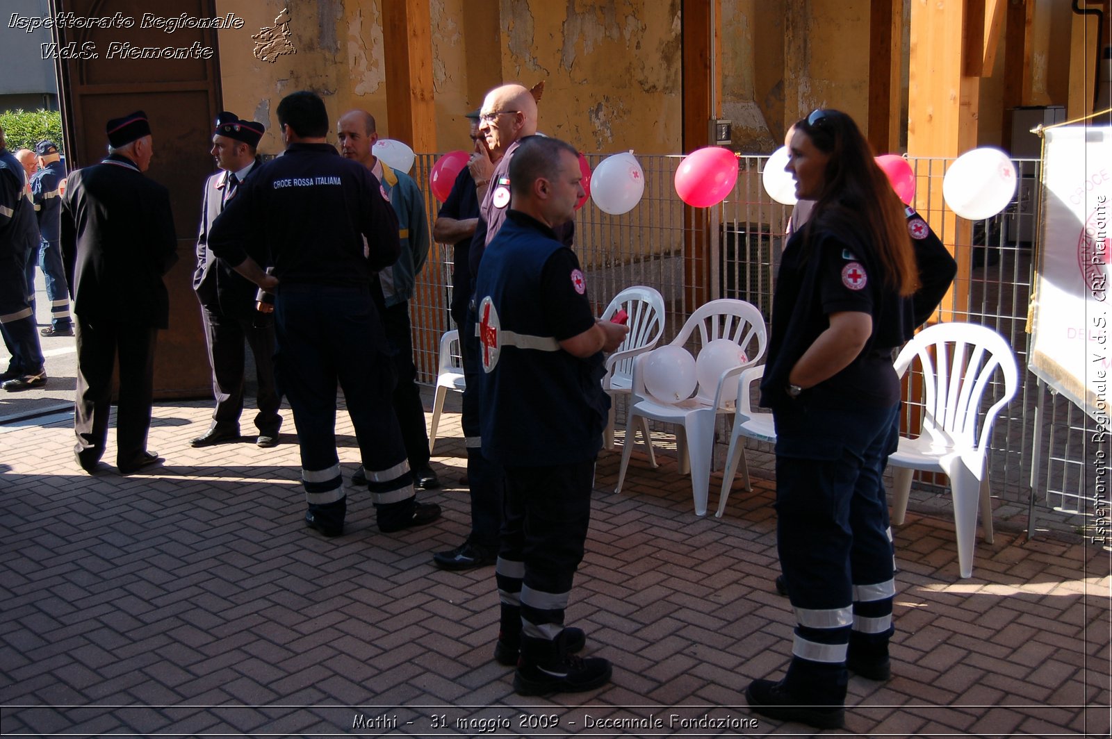 Mathi -  31 maggio 2009 - Decennale Fondazione -  Croce Rossa Italiana - Ispettorato Regionale Volontari del Soccorso Piemonte