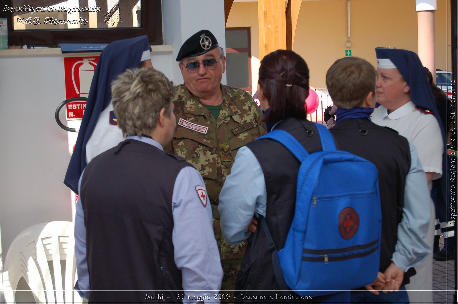 Mathi -  31 maggio 2009 - Decennale Fondazione -  Croce Rossa Italiana - Ispettorato Regionale Volontari del Soccorso Piemonte