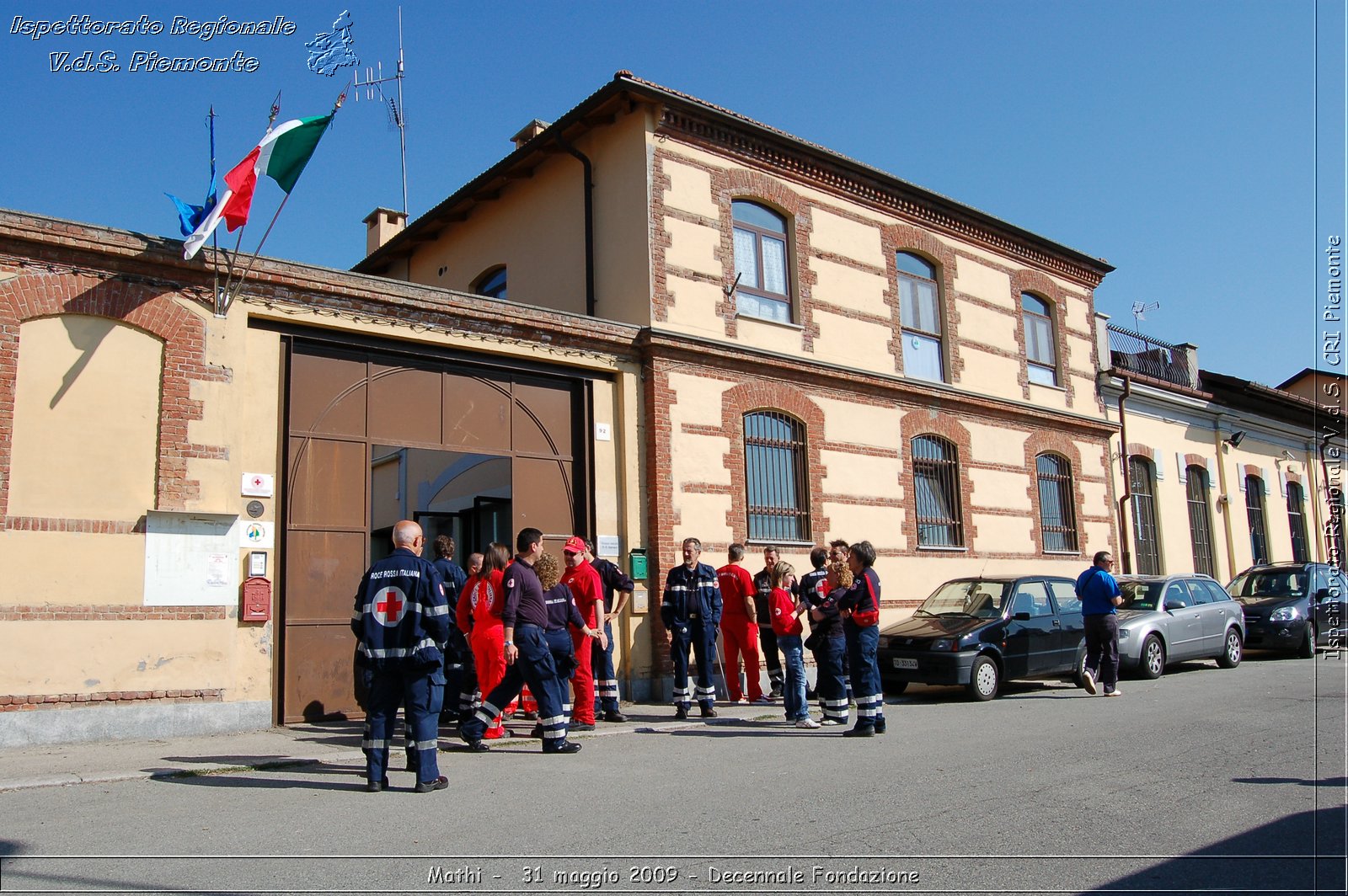 Mathi -  31 maggio 2009 - Decennale Fondazione -  Croce Rossa Italiana - Ispettorato Regionale Volontari del Soccorso Piemonte