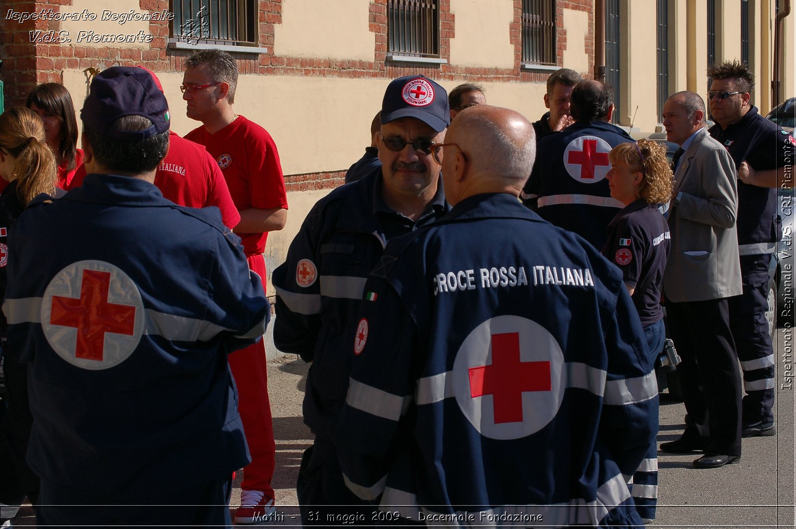 Mathi -  31 maggio 2009 - Decennale Fondazione -  Croce Rossa Italiana - Ispettorato Regionale Volontari del Soccorso Piemonte