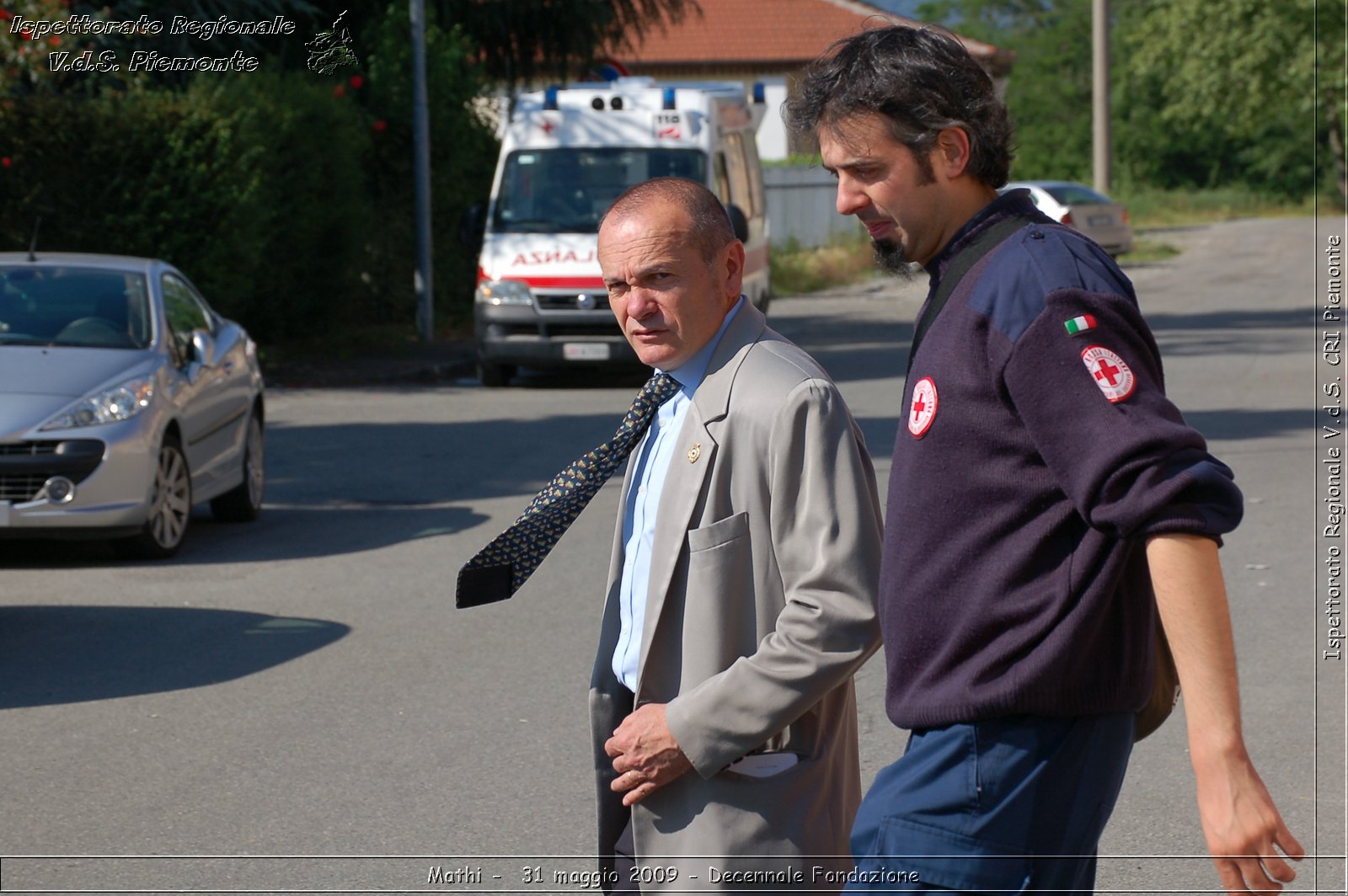 Mathi -  31 maggio 2009 - Decennale Fondazione -  Croce Rossa Italiana - Ispettorato Regionale Volontari del Soccorso Piemonte