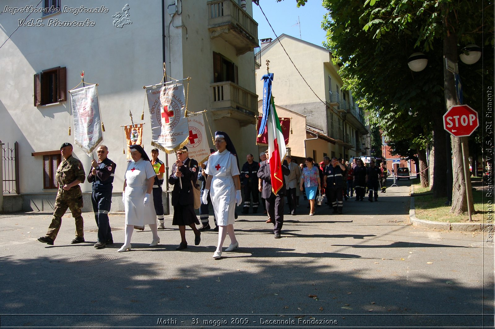 Mathi -  31 maggio 2009 - Decennale Fondazione -  Croce Rossa Italiana - Ispettorato Regionale Volontari del Soccorso Piemonte