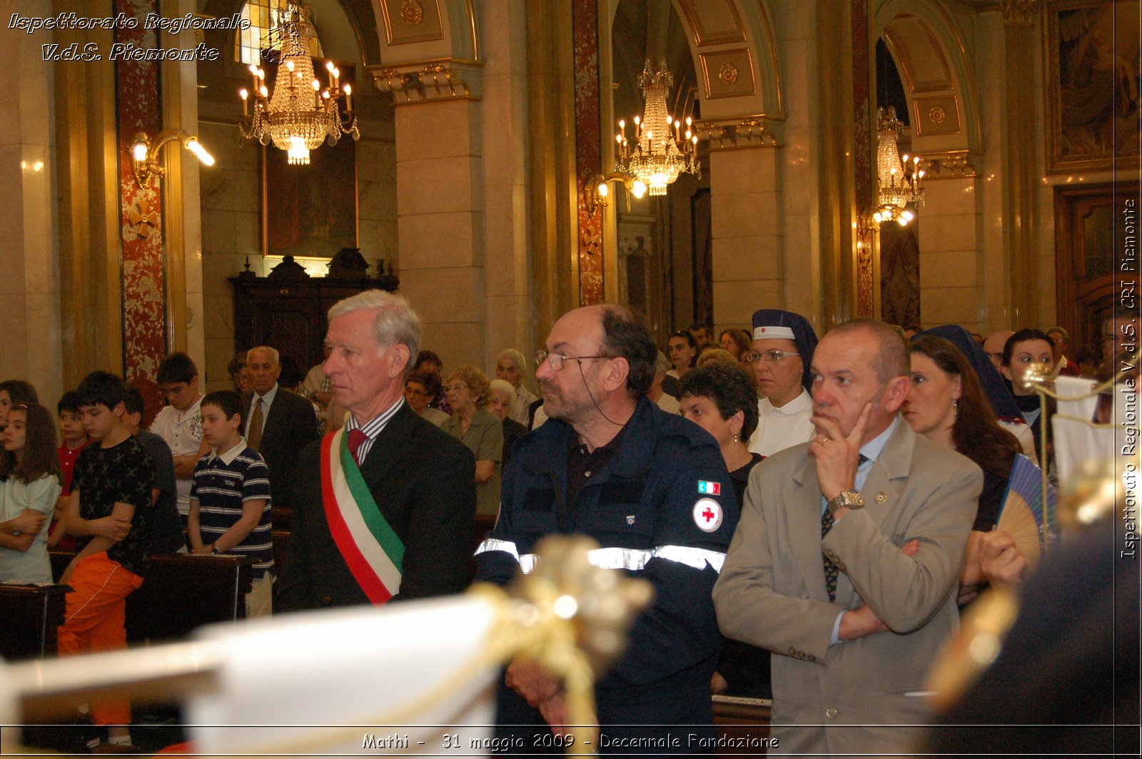 Mathi -  31 maggio 2009 - Decennale Fondazione -  Croce Rossa Italiana - Ispettorato Regionale Volontari del Soccorso Piemonte