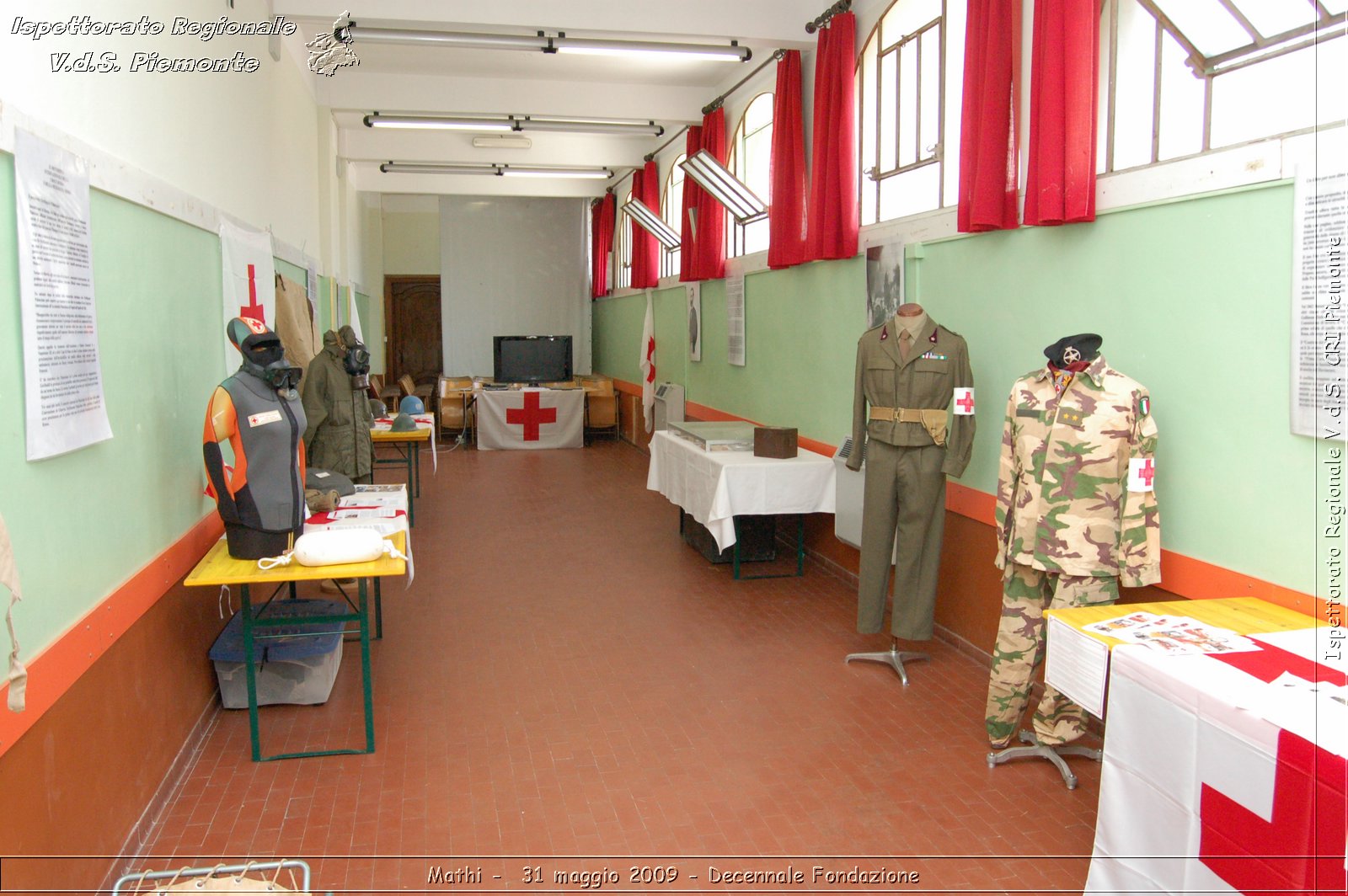 Mathi -  31 maggio 2009 - Decennale Fondazione -  Croce Rossa Italiana - Ispettorato Regionale Volontari del Soccorso Piemonte