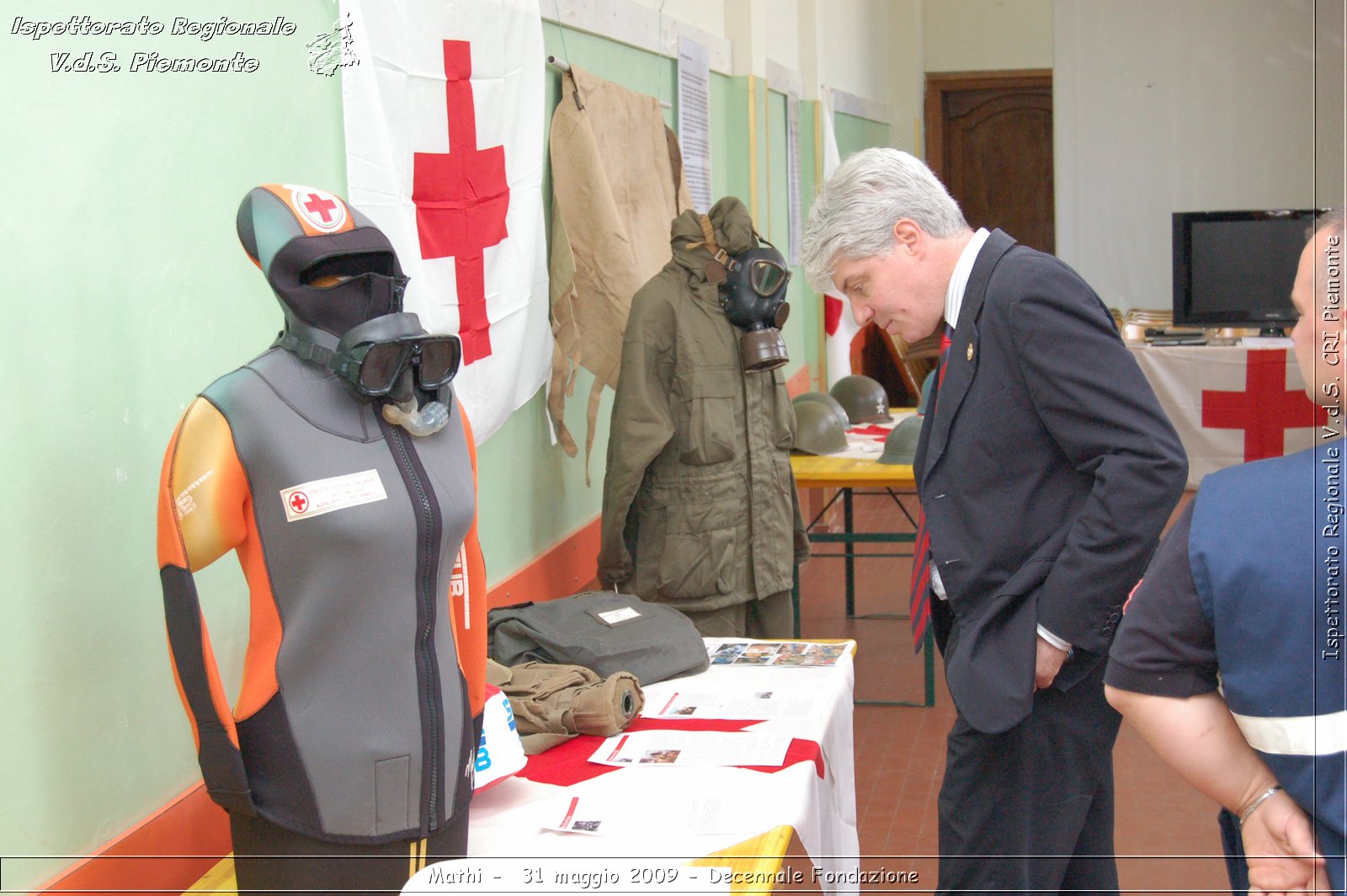 Mathi -  31 maggio 2009 - Decennale Fondazione -  Croce Rossa Italiana - Ispettorato Regionale Volontari del Soccorso Piemonte