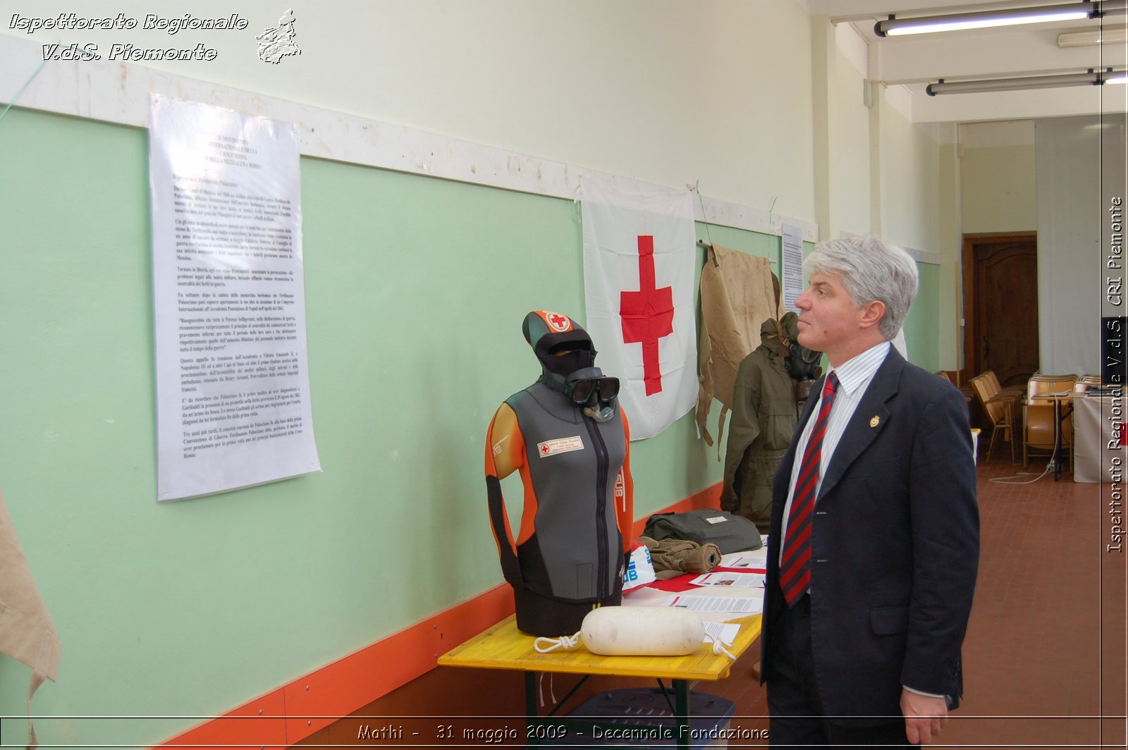 Mathi -  31 maggio 2009 - Decennale Fondazione -  Croce Rossa Italiana - Ispettorato Regionale Volontari del Soccorso Piemonte