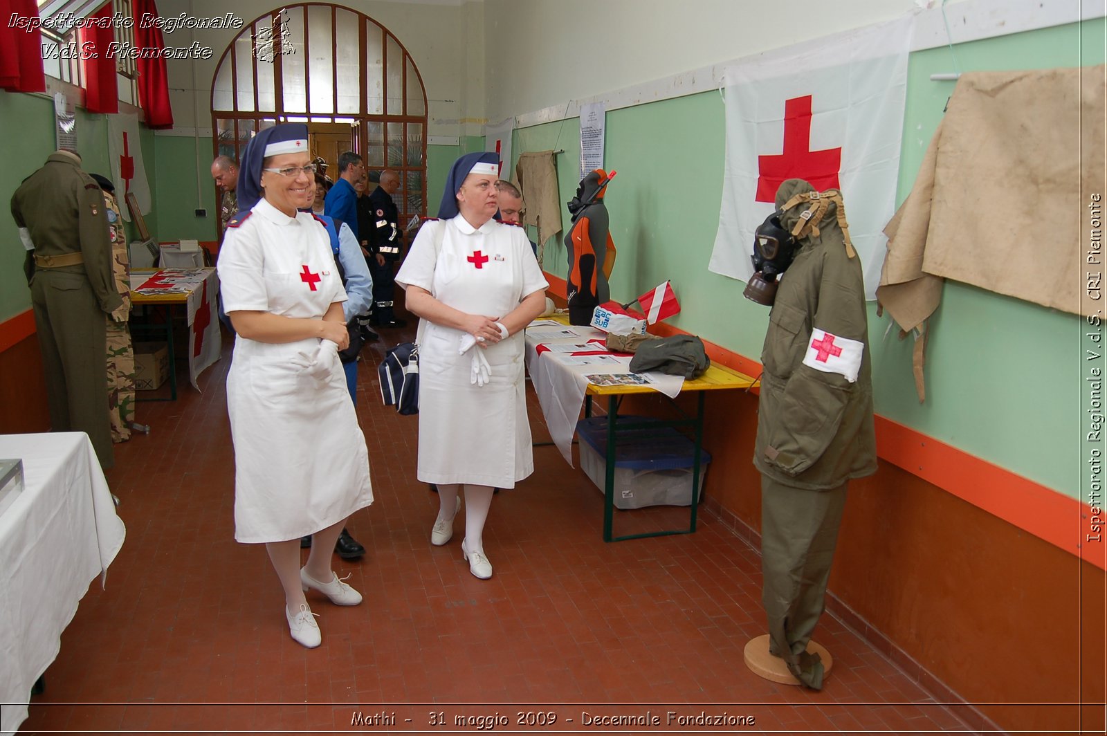 Mathi -  31 maggio 2009 - Decennale Fondazione -  Croce Rossa Italiana - Ispettorato Regionale Volontari del Soccorso Piemonte