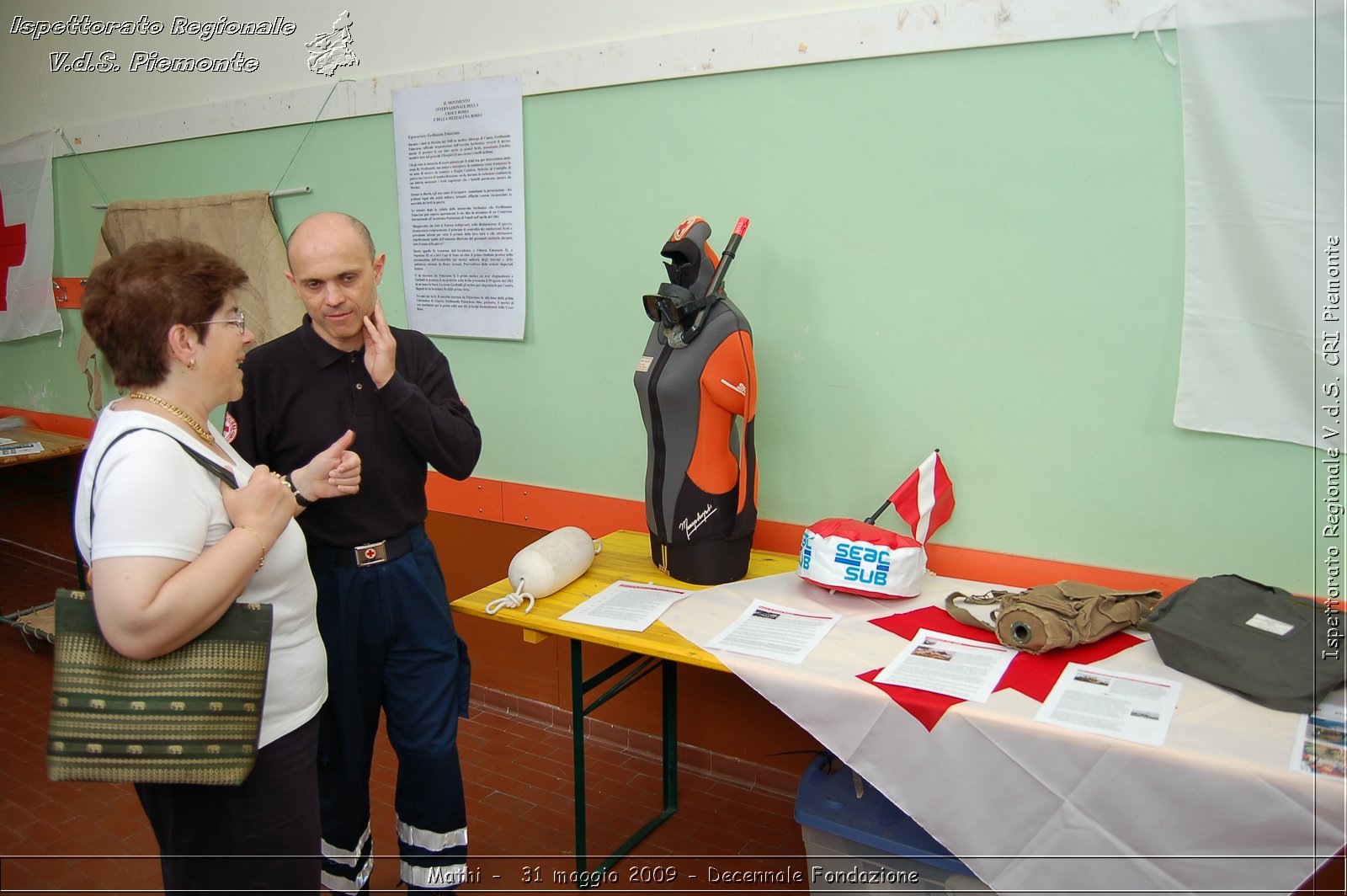 Mathi -  31 maggio 2009 - Decennale Fondazione -  Croce Rossa Italiana - Ispettorato Regionale Volontari del Soccorso Piemonte