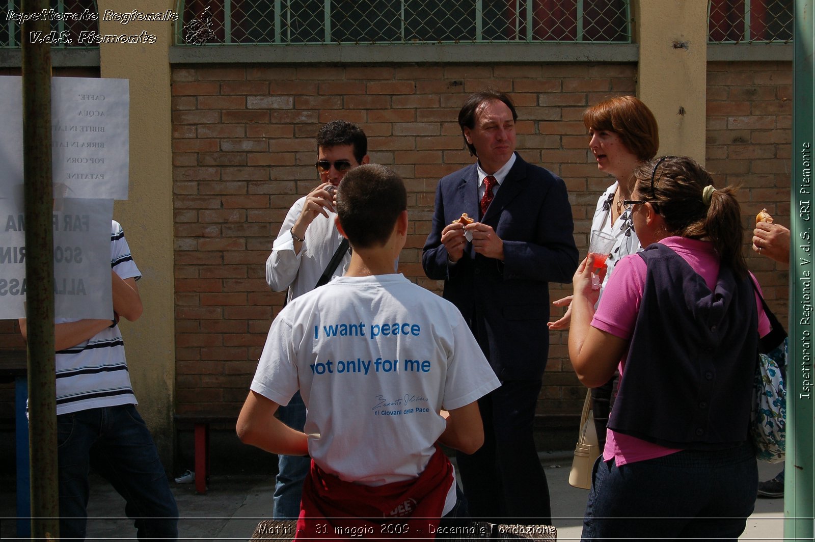 Mathi -  31 maggio 2009 - Decennale Fondazione -  Croce Rossa Italiana - Ispettorato Regionale Volontari del Soccorso Piemonte