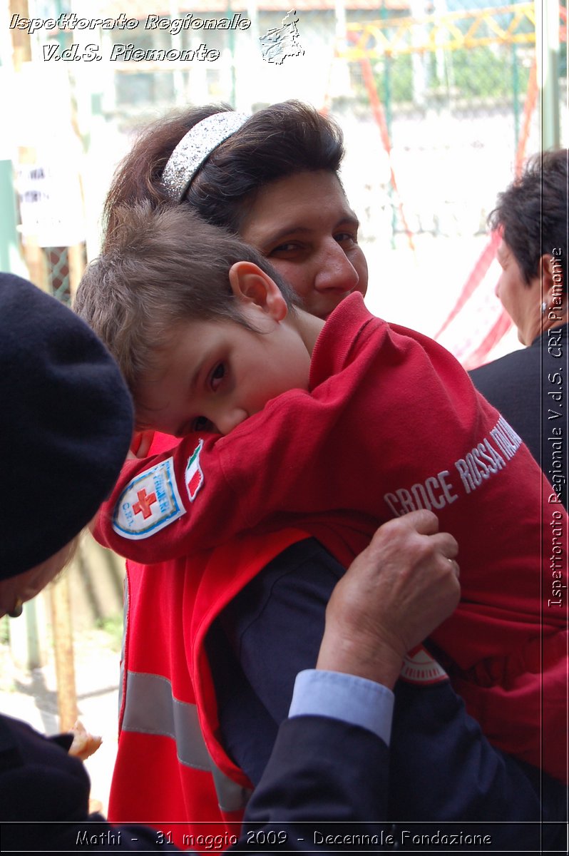 Mathi -  31 maggio 2009 - Decennale Fondazione -  Croce Rossa Italiana - Ispettorato Regionale Volontari del Soccorso Piemonte