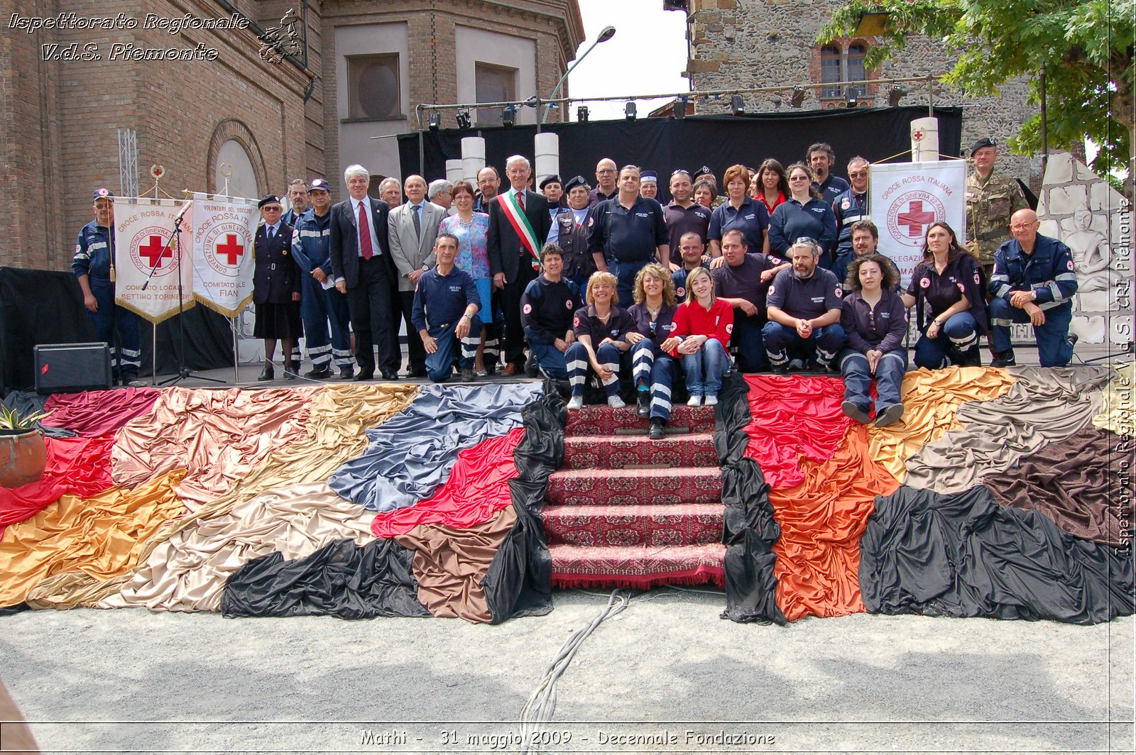 Mathi -  31 maggio 2009 - Decennale Fondazione -  Croce Rossa Italiana - Ispettorato Regionale Volontari del Soccorso Piemonte